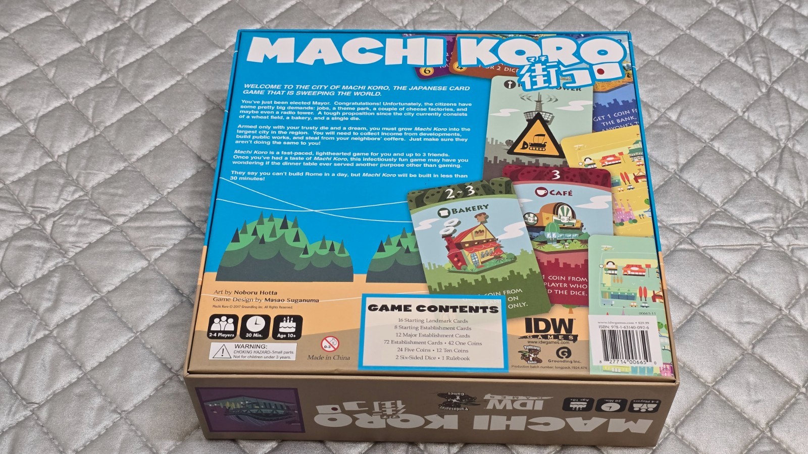 Machi Koro Board Game 2017 Pandasuarus Games – New Open Box
