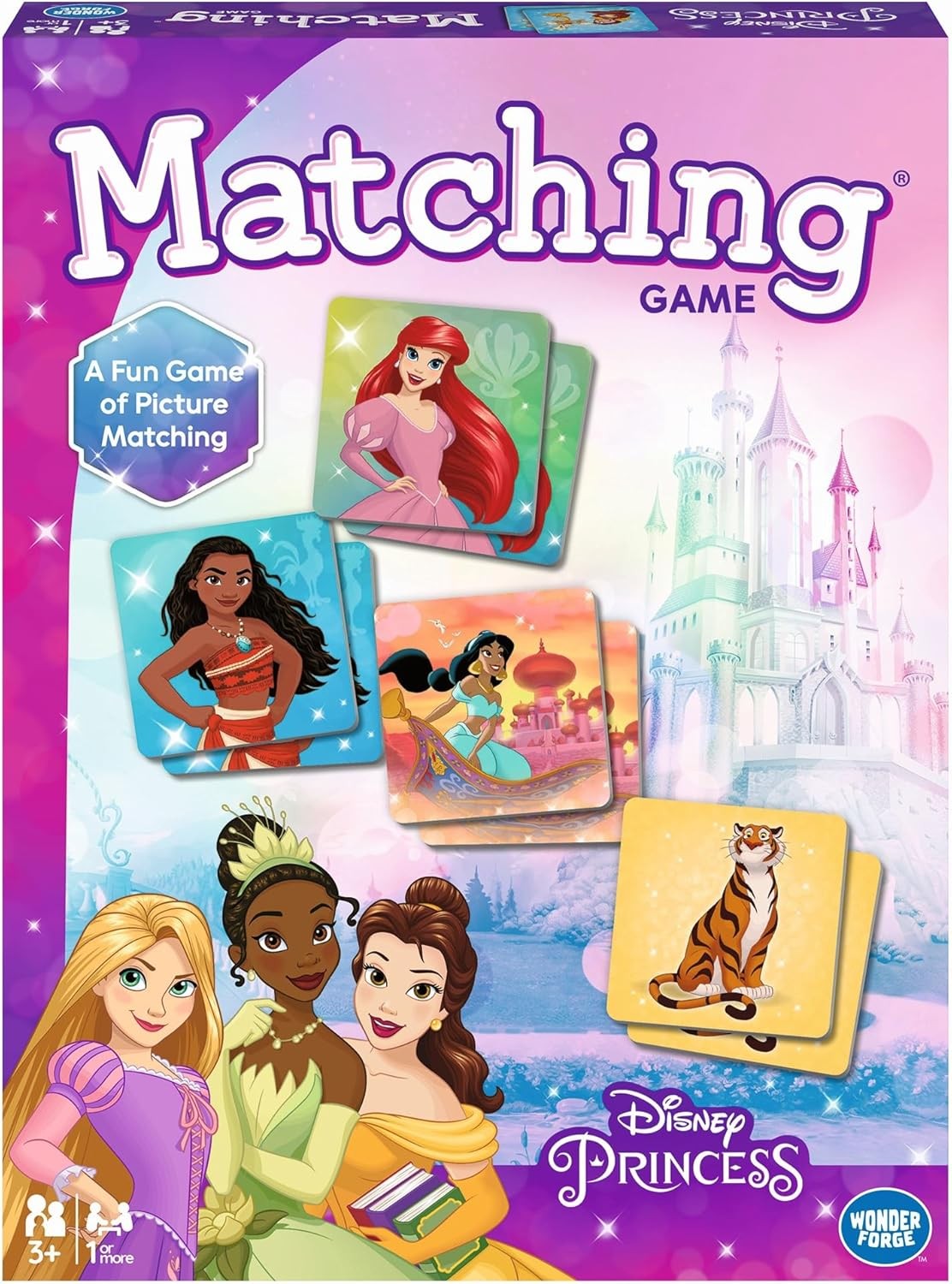 Wonder Forge Disney Princess Matching Game Memory