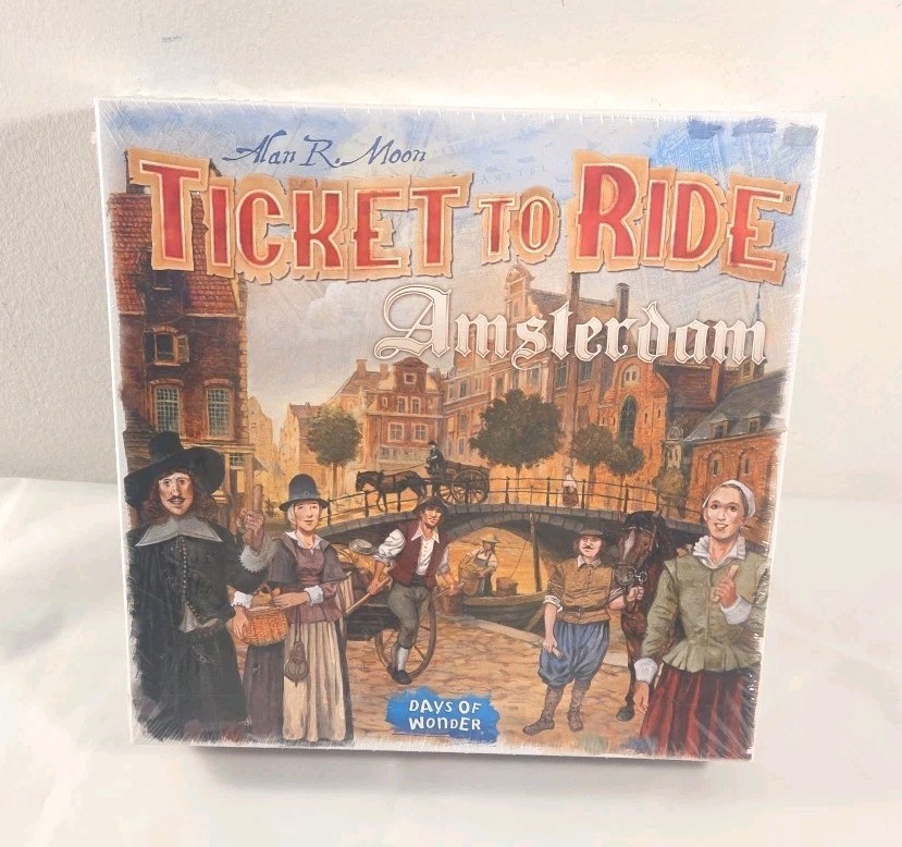 Ticket To Ride Amsterdam Board Game Days Of Wonder – NEW