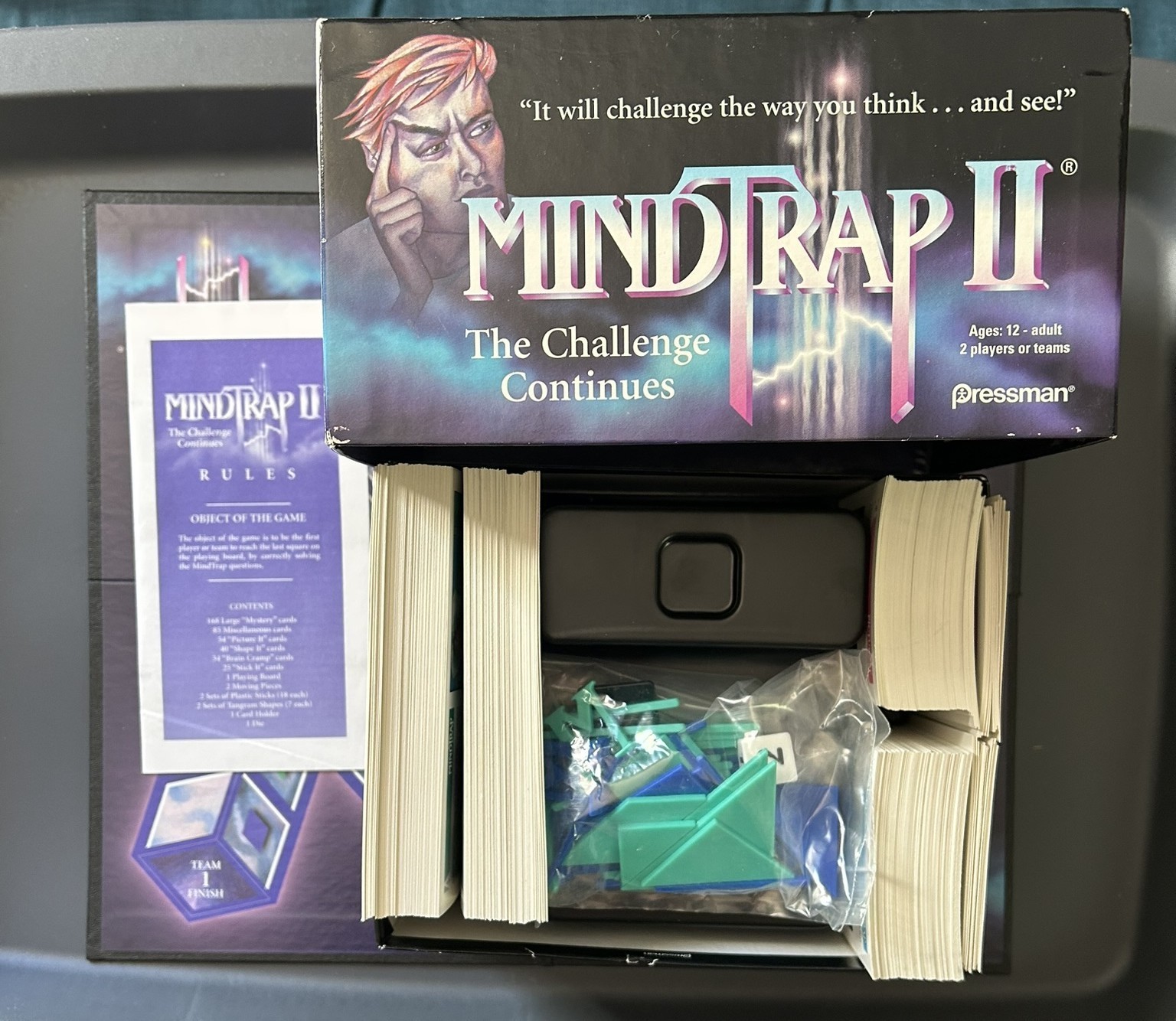 MindTrap (’96) and MindTrap II-Challenge Continues (’97) Lateral Thinking Puzzle