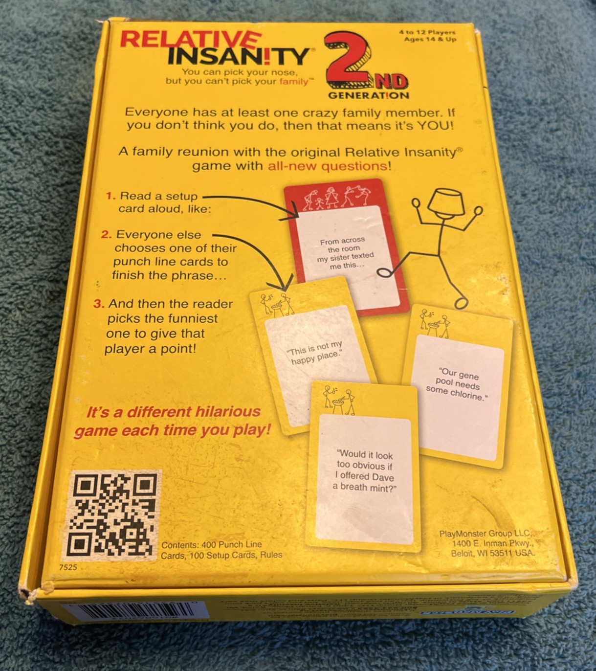 Relative Insanity 2nd Generation Party Game Jeff Foxworthy 4-12 Players 14+