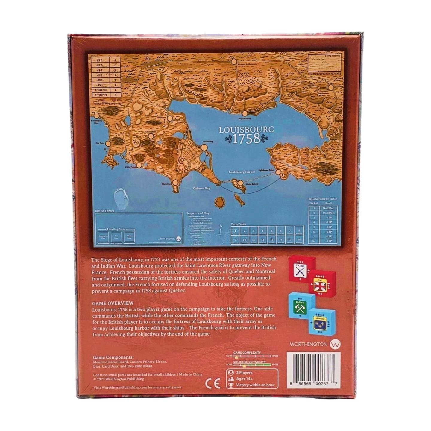 Louisbourg 1758 by Worthington Publishing – SEALED
