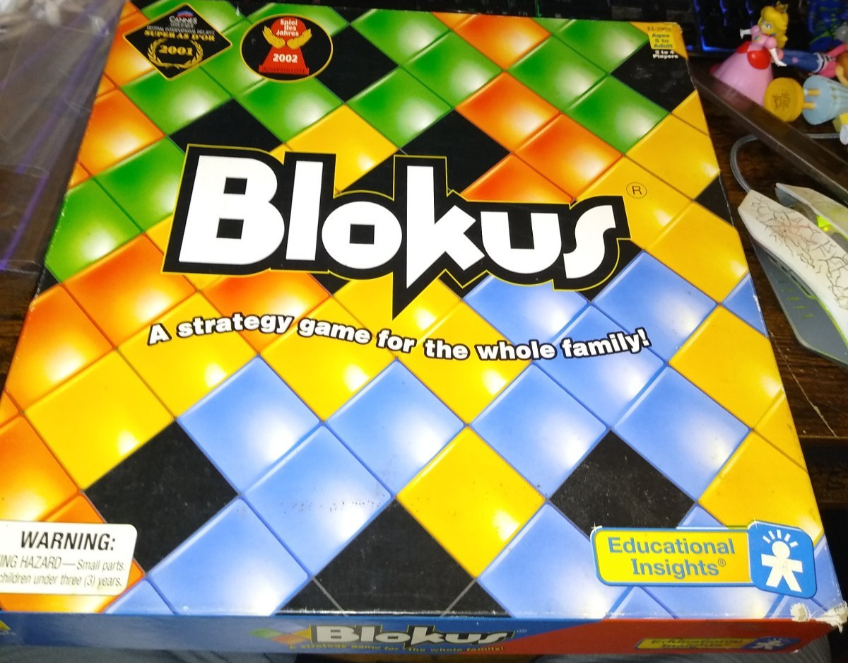 Blokus Board Game Deluxe Strategy For Whole Family EI-2995 2003 Inv. 100% compl.