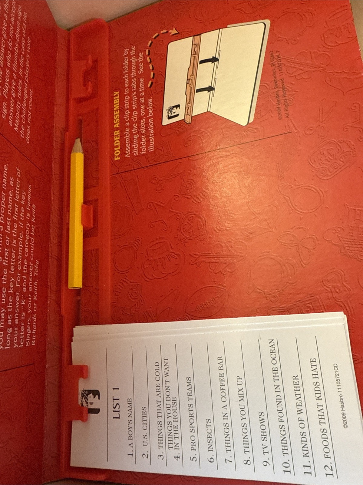 The Game of Scattergories 2009 Parker Brothers Brand New Sealed Complete Hasbro