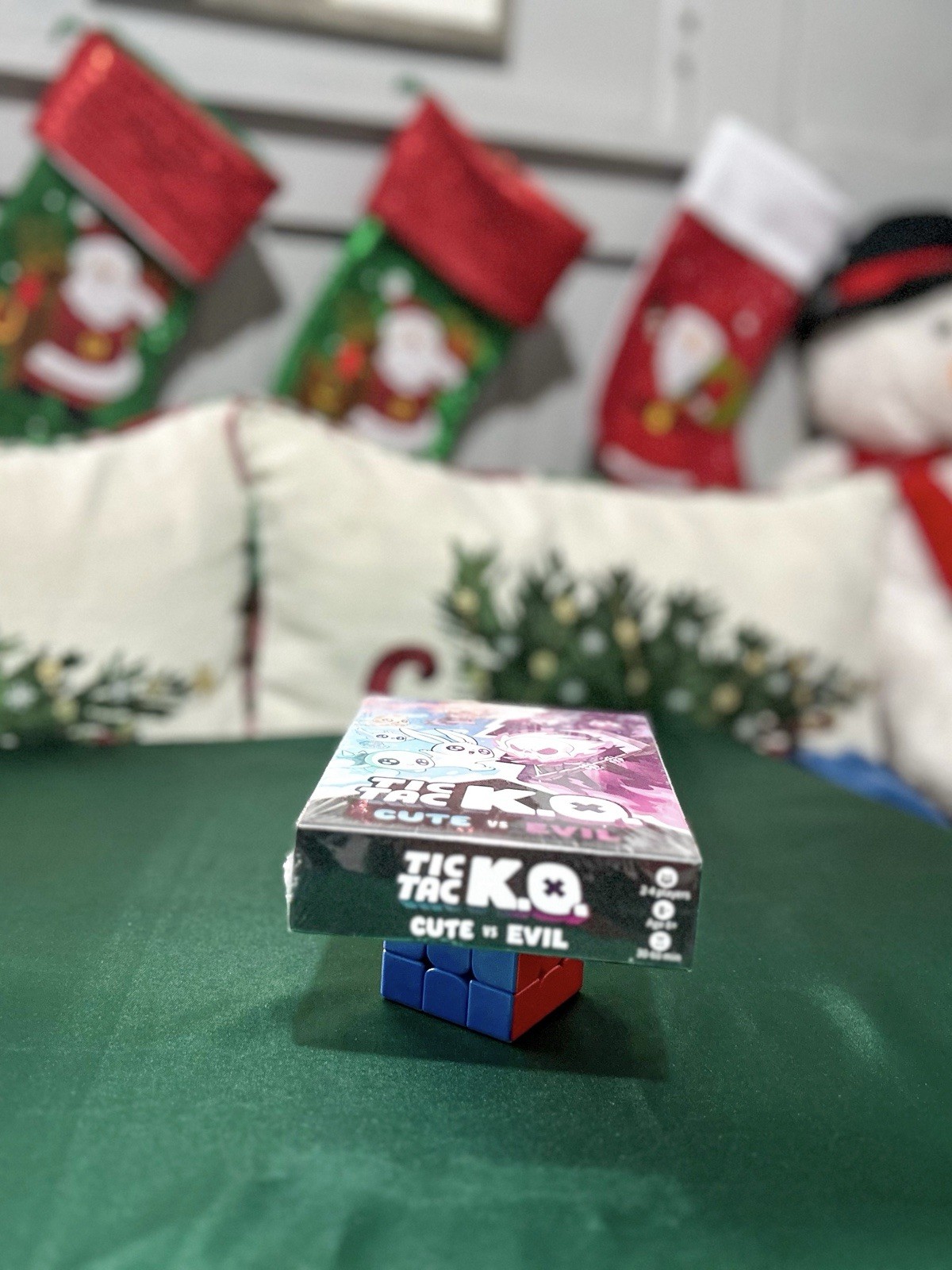 Tic Tac K.O. | Cute vs Evil Card Game | Unstable Games | 2–4 Player | New Sealed