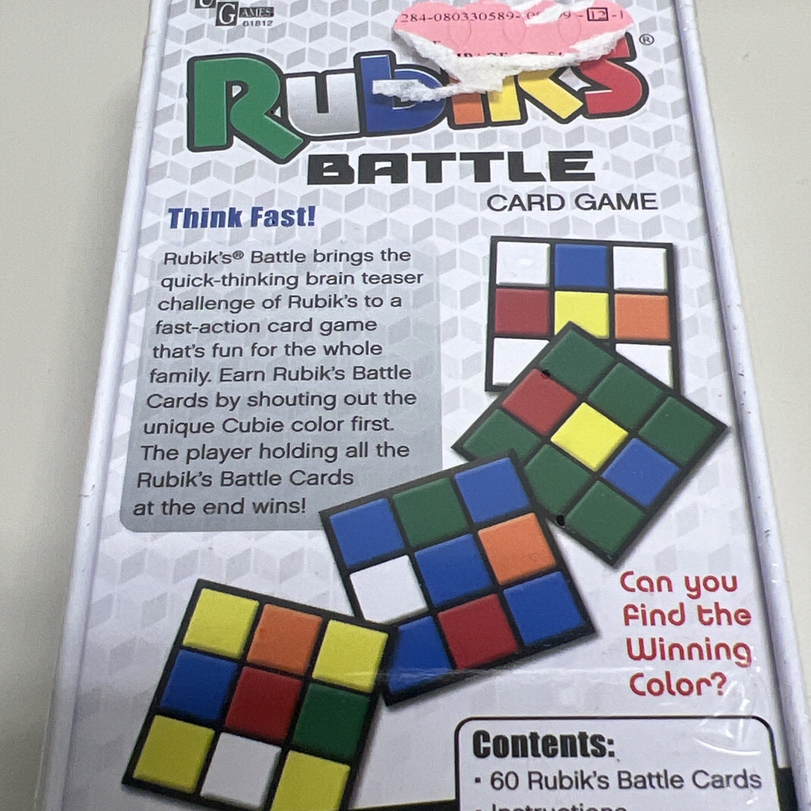 Rubik’s Battle Card Game in Tin University Game Complete Rubiks Cube