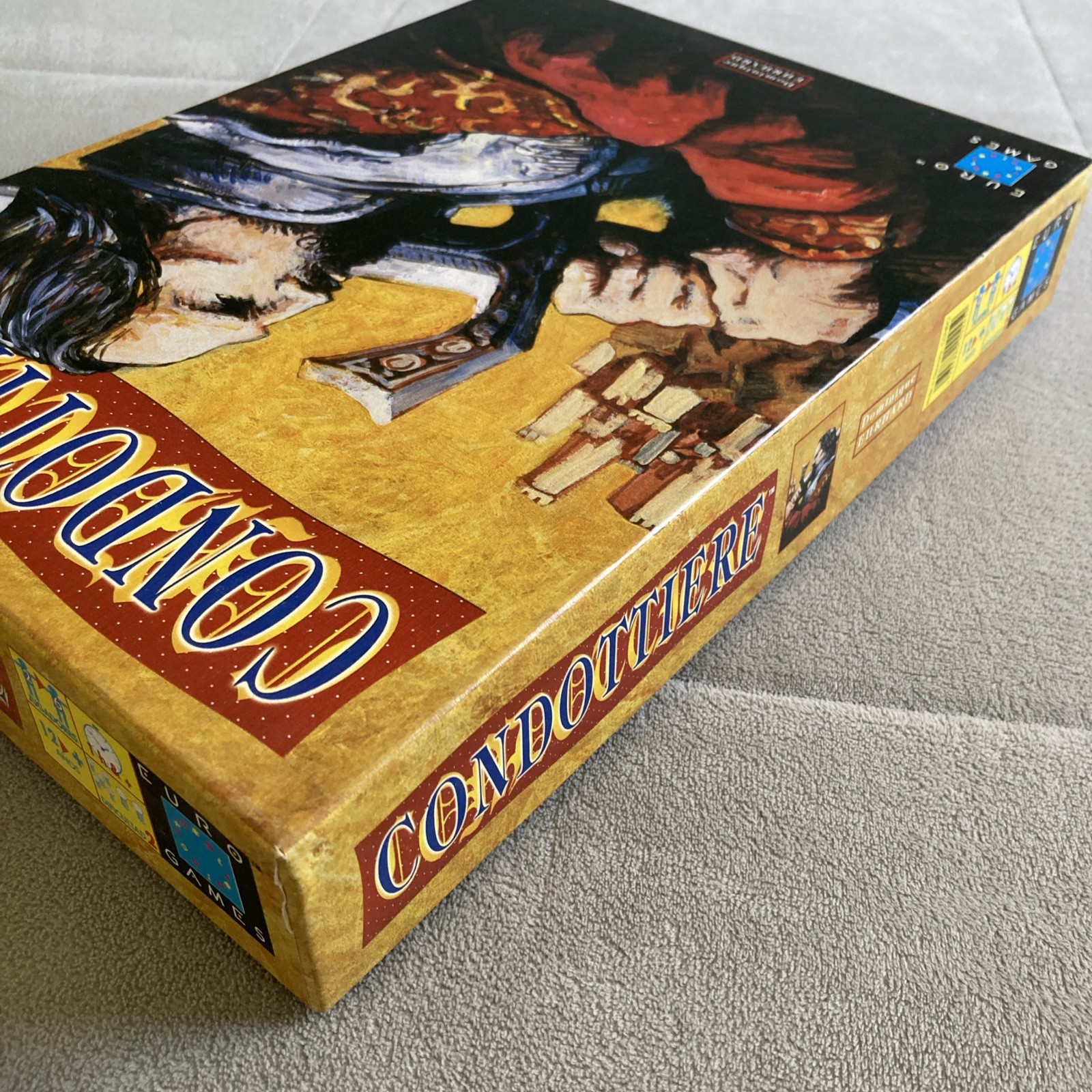 Condottiere Board Game COMPLETE IN BOX Eurogames Descartes Multilingual Edition