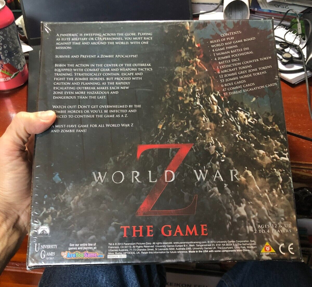 World War Z – The Game – University Games 2013 – New, Sealed