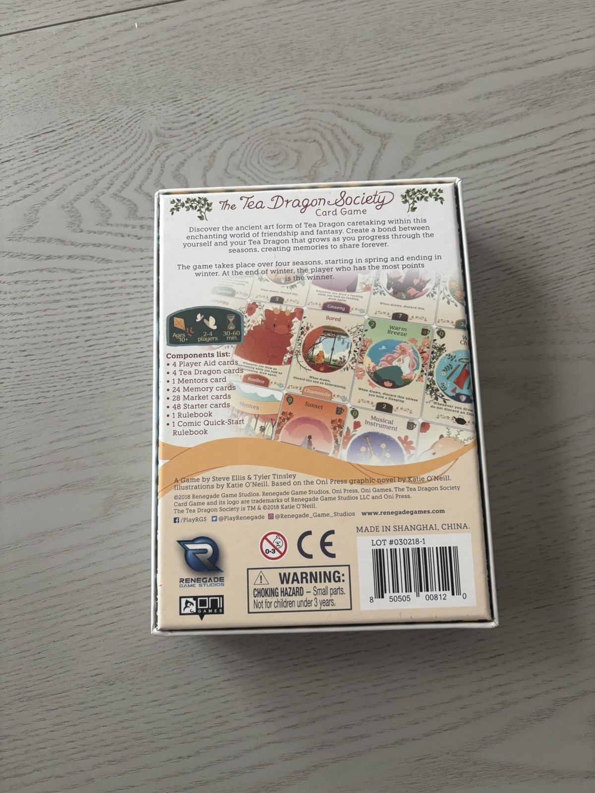 The Tea Dragon Society Card Game – Convention Promo Edition FULLY SLEEVED