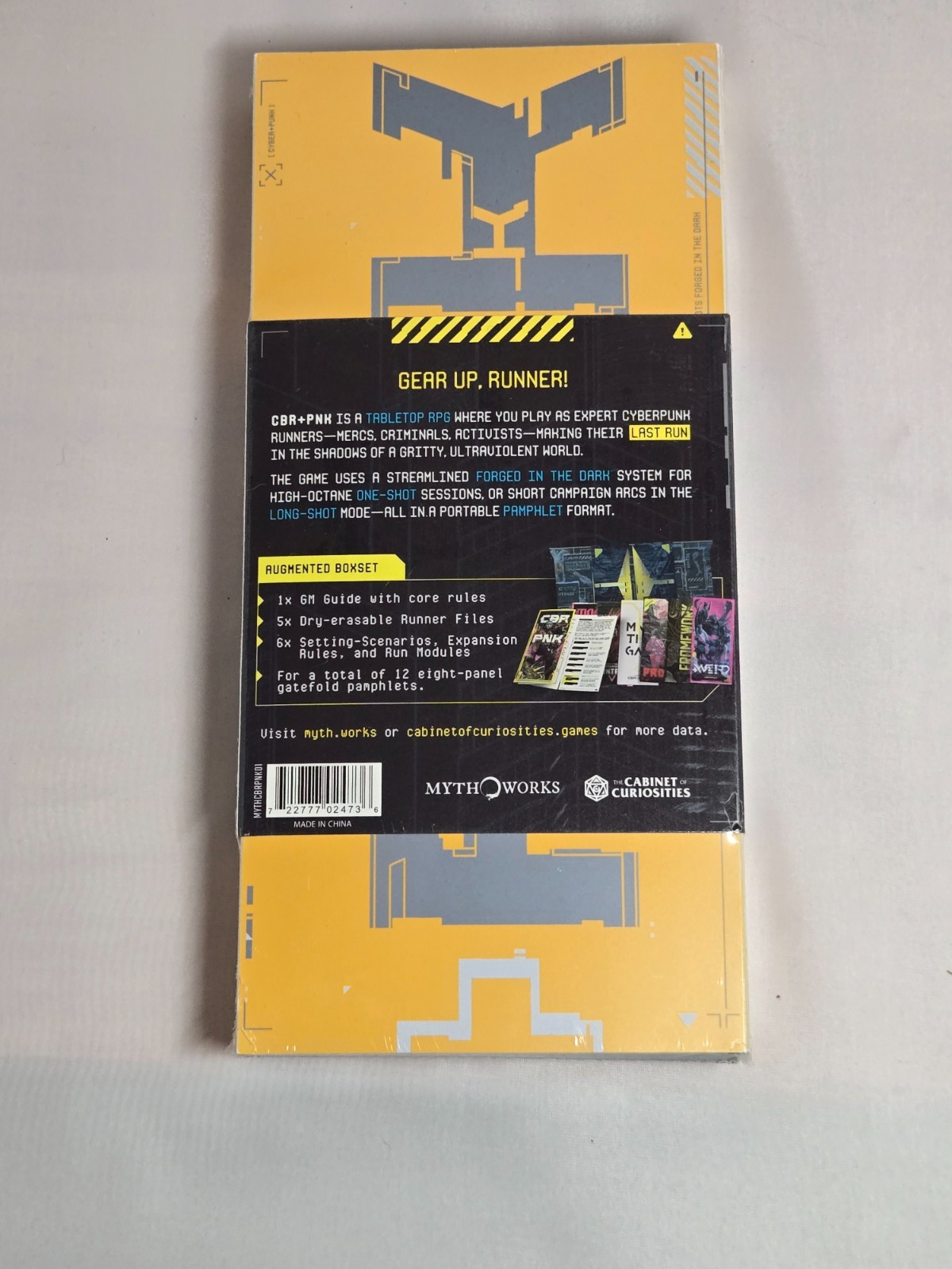 Mythworks CBR + PNK Augmented Edition Cyberpunk Pamphlet Tabletop RPG Brand New
