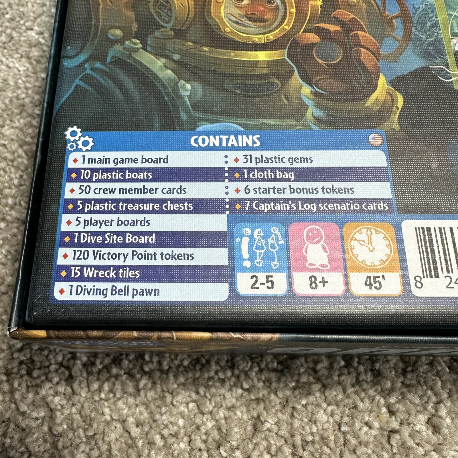 2019 Deep Blue Board Game Days of Wonder Asger Harding Granerud *100% Complete*