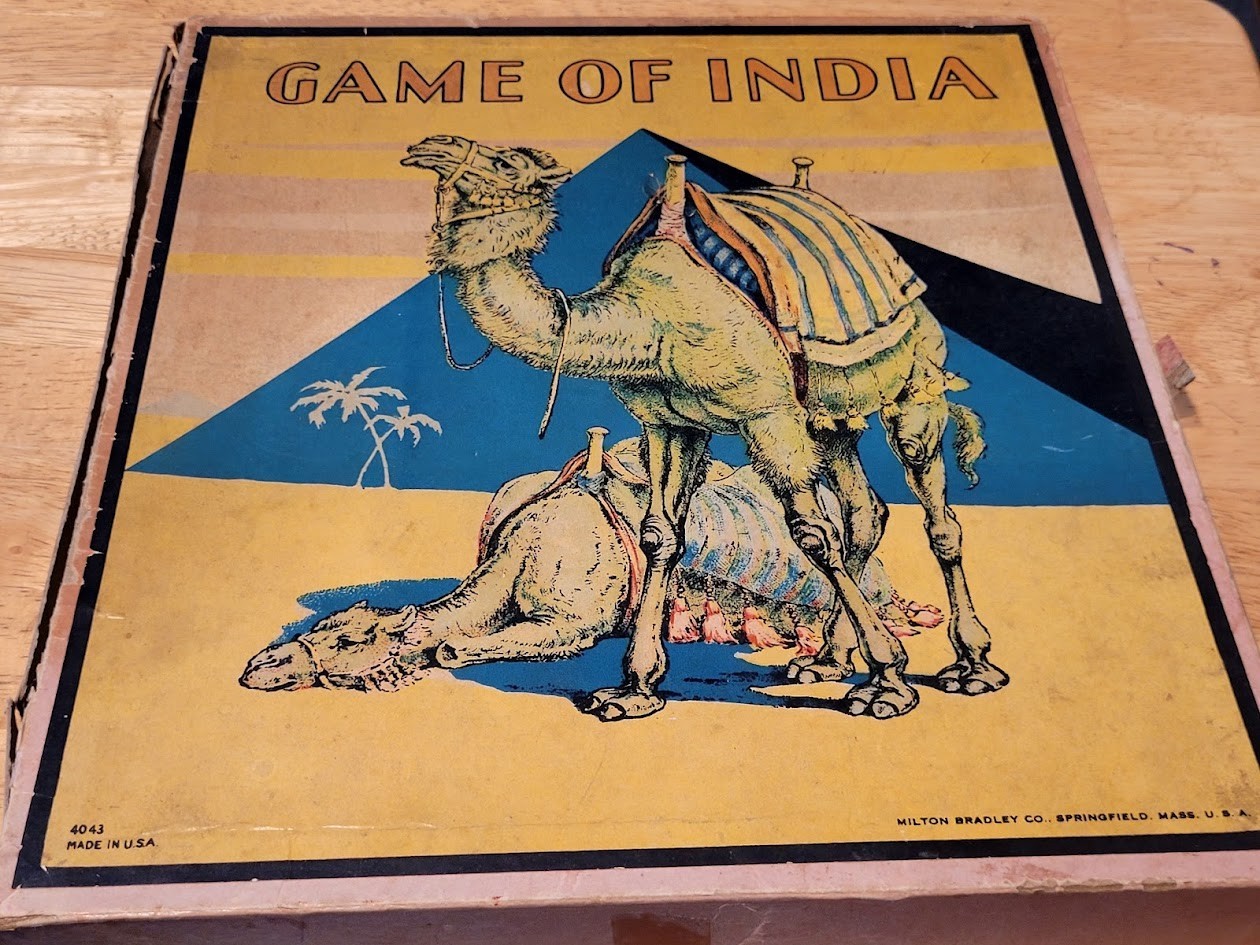 VINTAGE 1920’S MILTON BRADLEY GAME OF INDIA
