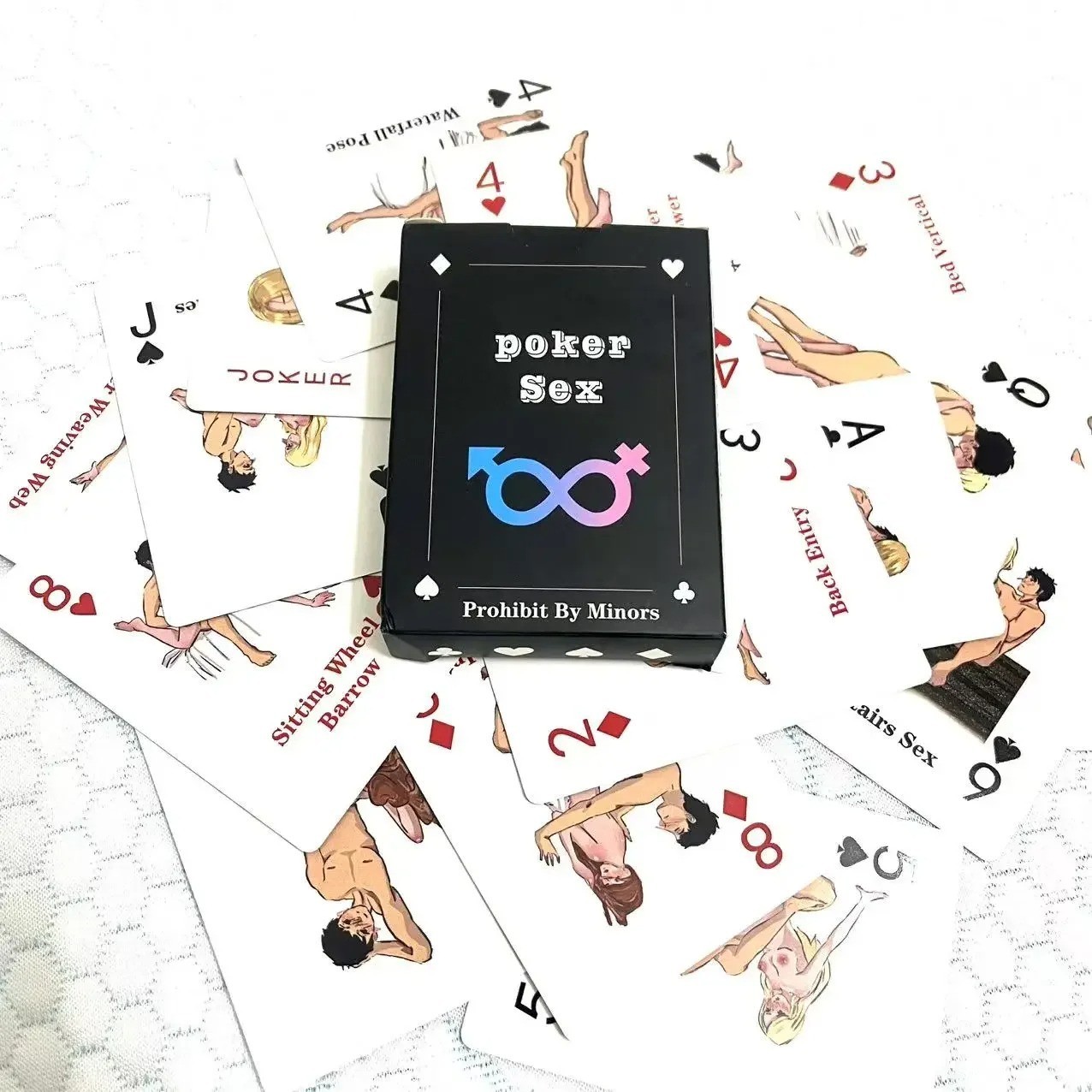 Sex Games Fun Poker Cards Adults Game Sex Position Card Games for Couples