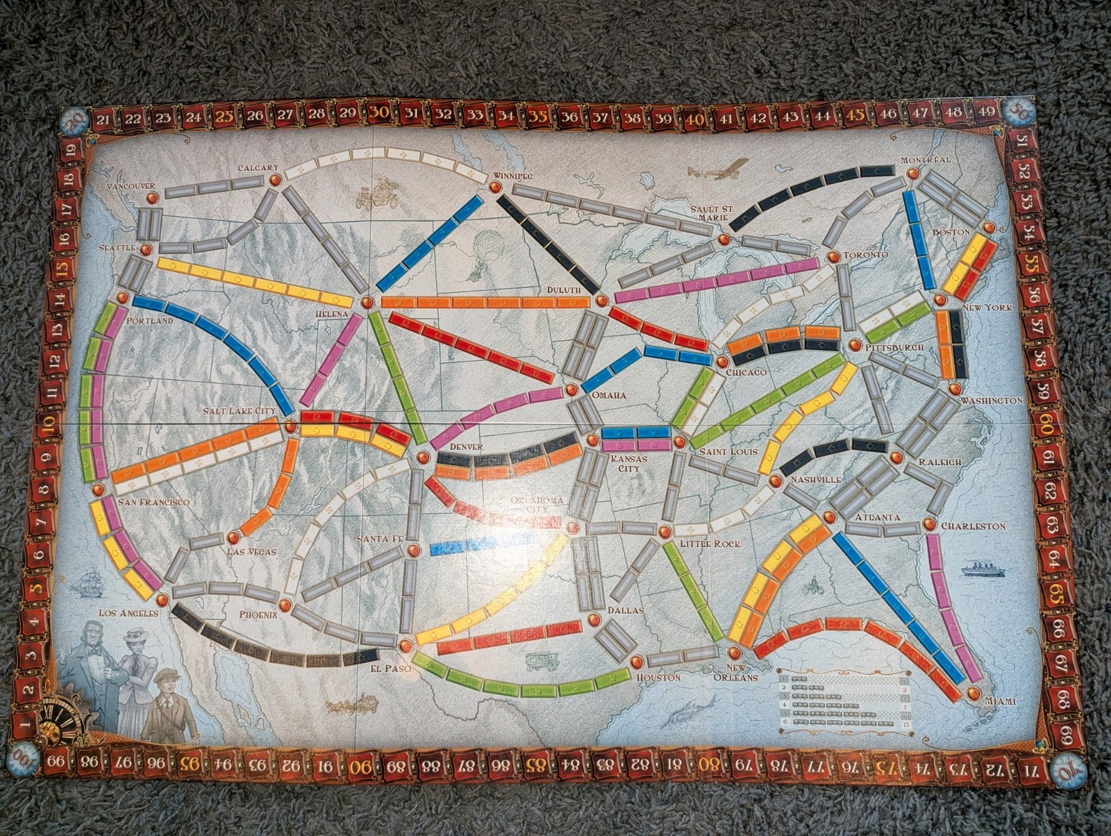 Ticket To Ride 15th Anniversary special Edition Days of Wonder Complete, sleeve
