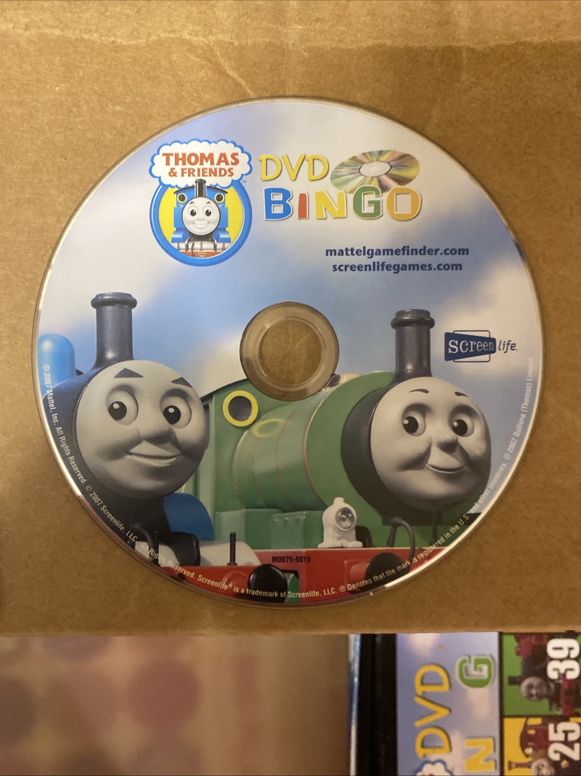 Thomas The Tank Engine & Friends DVD Bingo Game COMPLETE By ScreenLife 2007