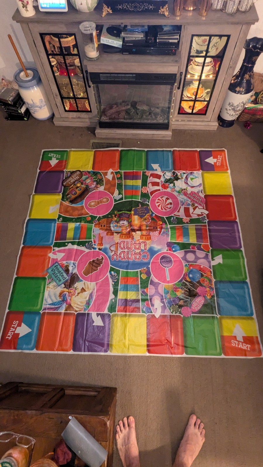 Candy Land Giant Edition Spin Master Preschool Game – Indoor/Outdoor Complete