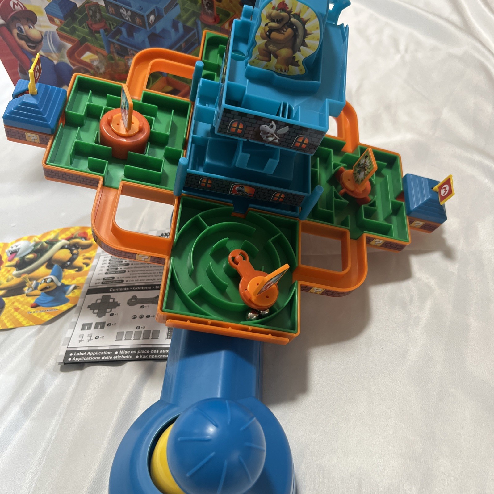 Epoch Games Super Mario Adventure DX Tabletop Skill and Action Game.