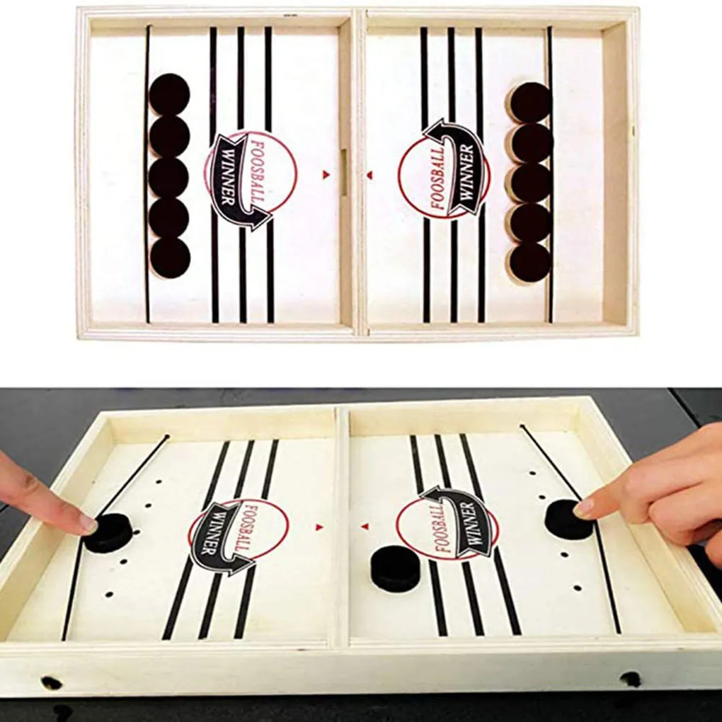 Fast Hockey Sling Puck Game Paced Winner Fun Board-Game Children’s Day Gifts USA