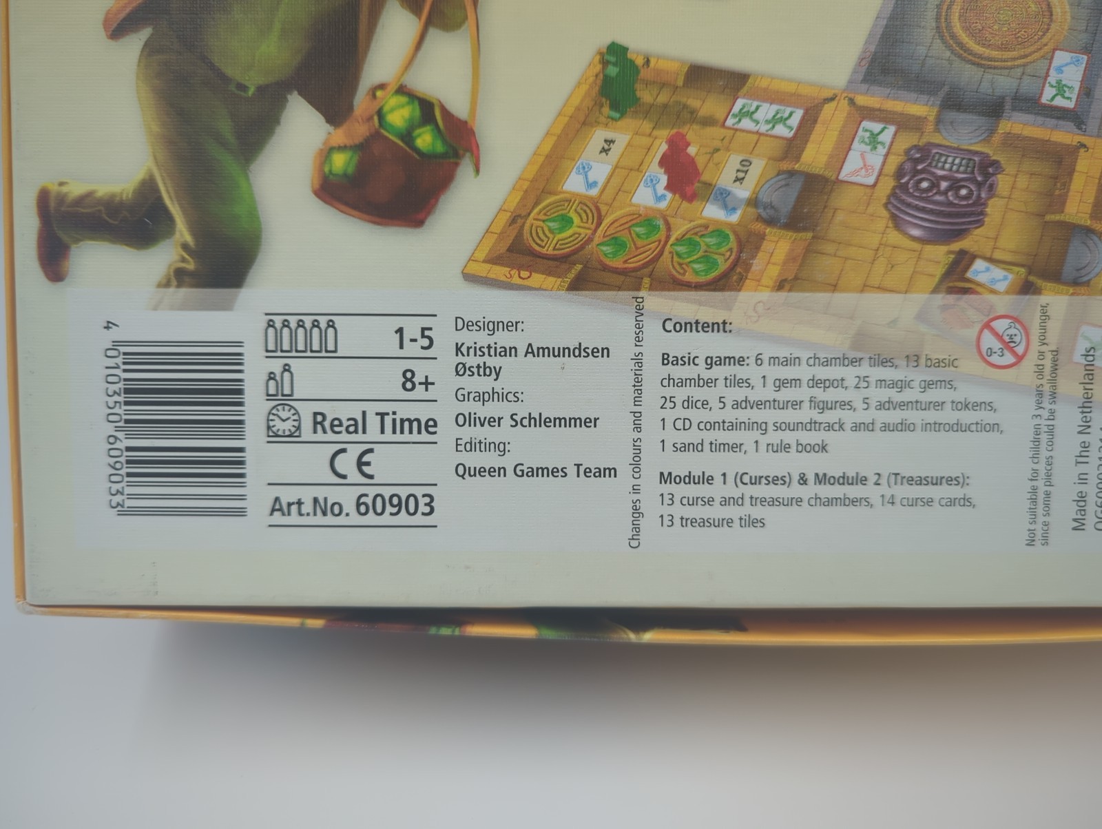 Escape – The Curse of the Temple (1st Ed) Queen Games Board Game