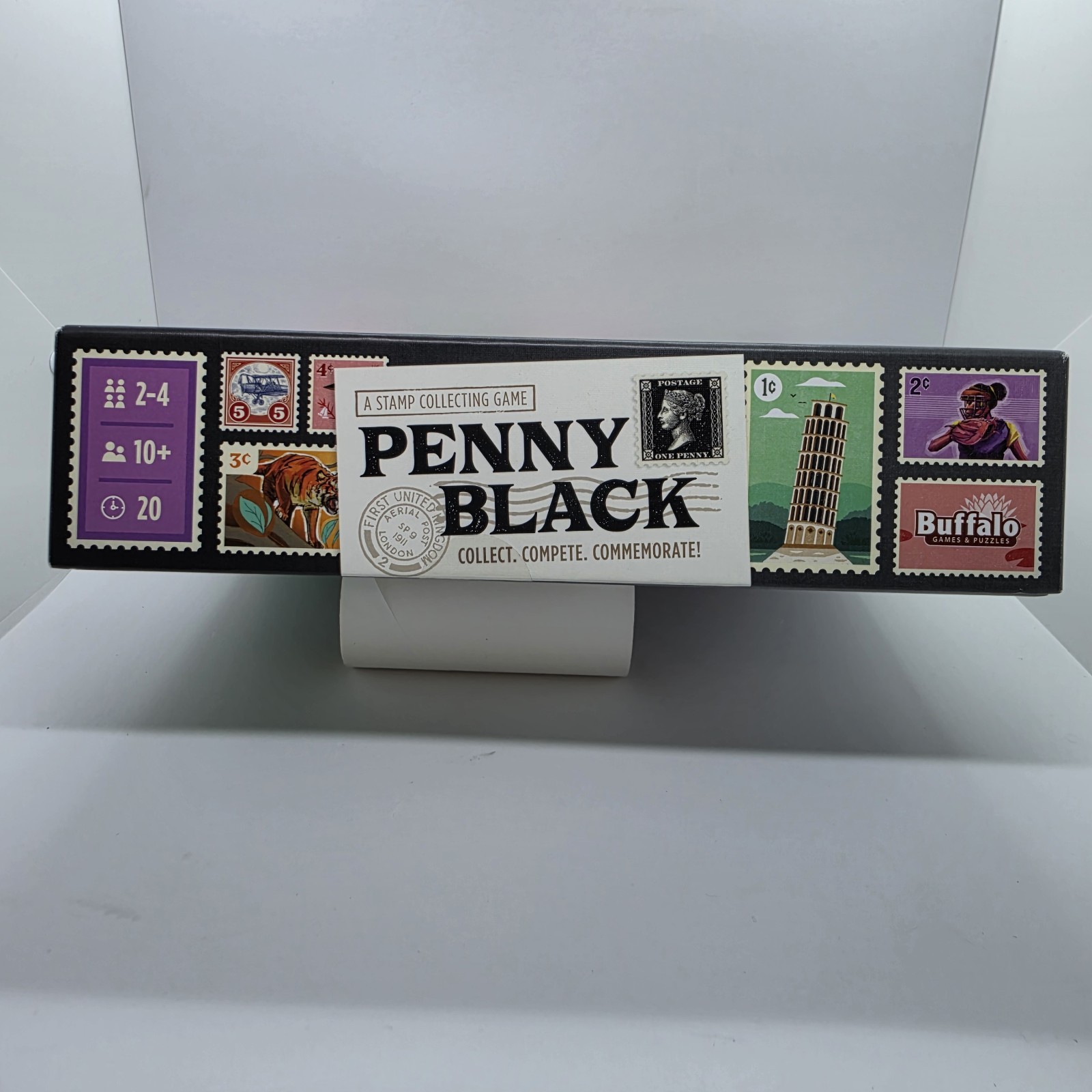 Penny Black Board Game – Buffalo Games Stamp Collecting Strategy – New Sealed