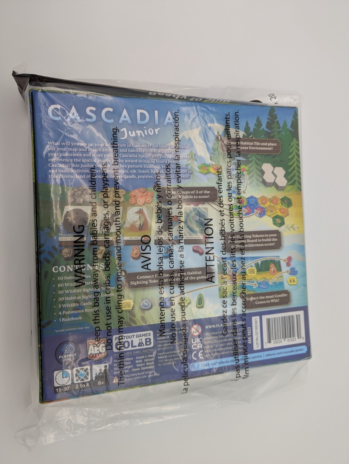 Cascadia Junior Board Game For Kids & Families – 100% Complete