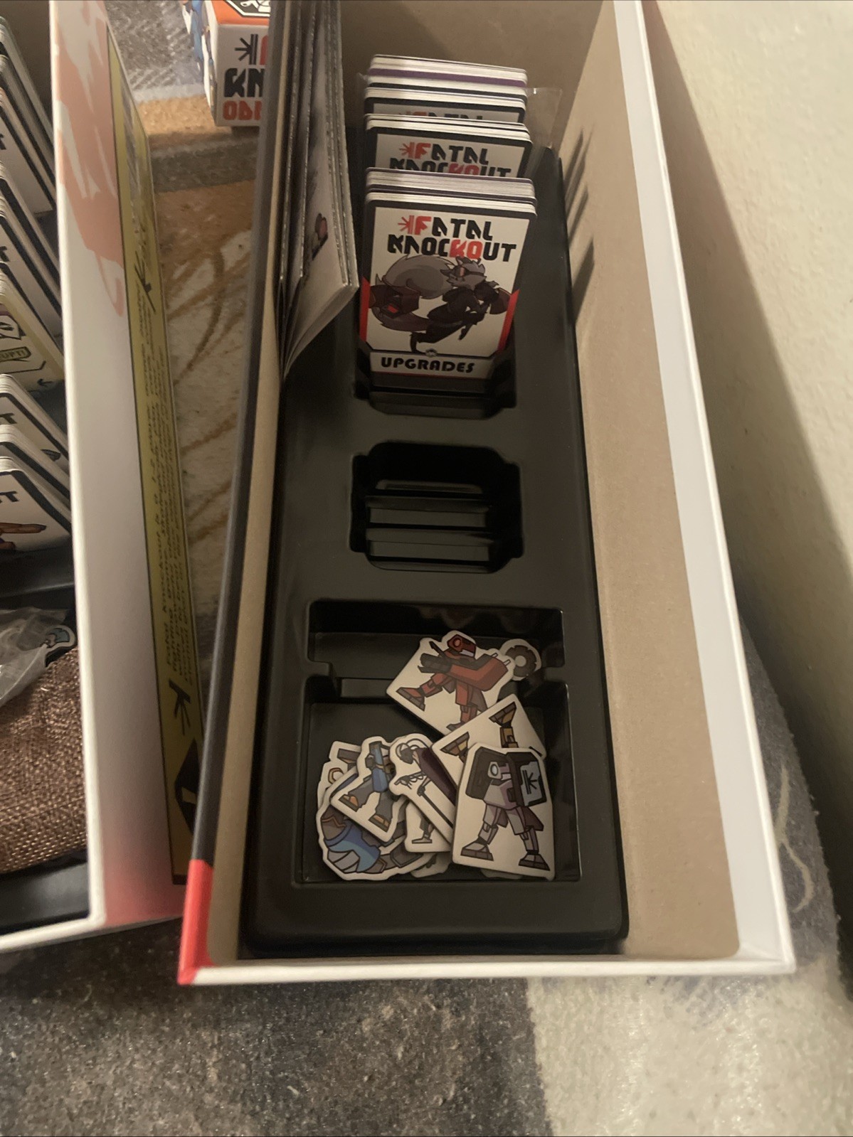 Fatal Knockout Board Game Crab Studios Kickstarter Game + Oddities Expansion