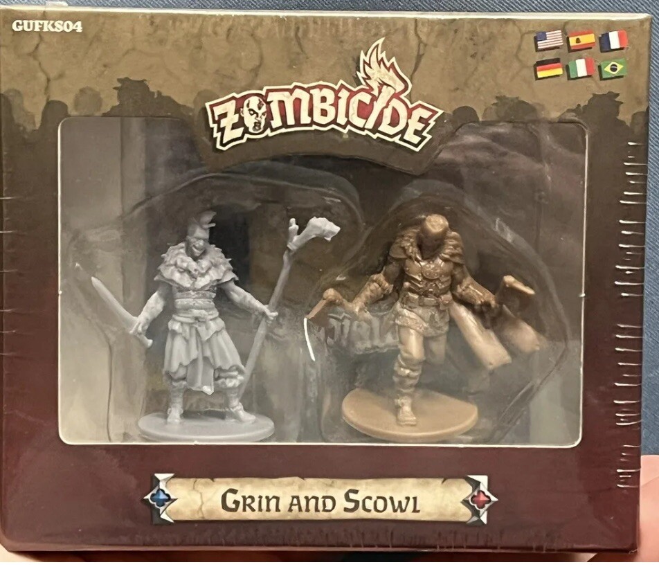 CMON Zombicide – Grin & Scowl – Joker & Batman Kickstarter Exclusive – NIS