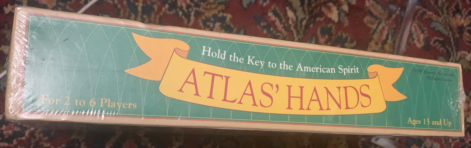 Vintage Atlas’ Hands Board Game by Economy Productions Made in USA SEALED