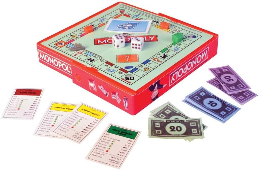Travel-Friendly Monopoly Set for 2 Players – Complete with All Game Components