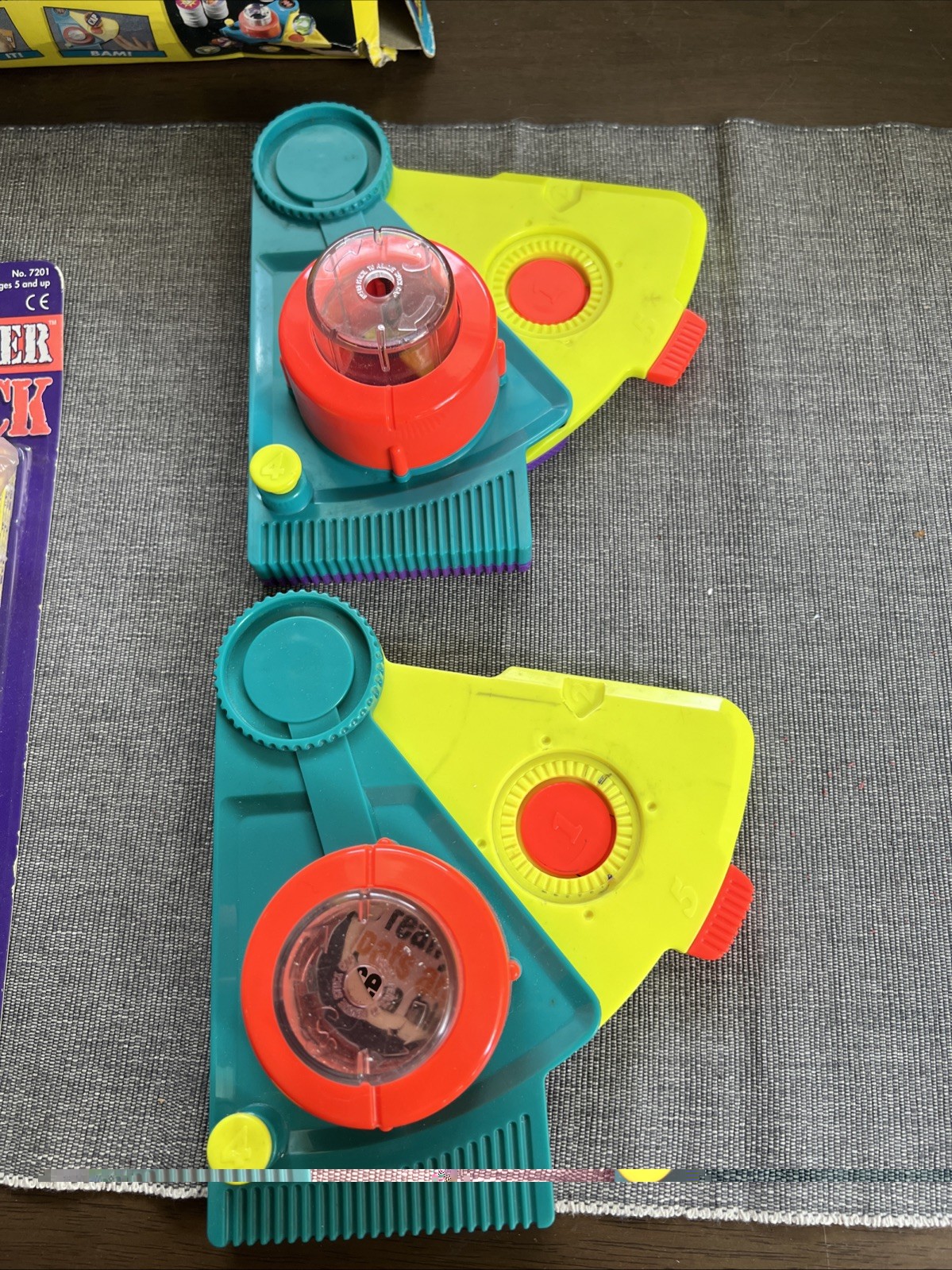 2 Vintage Official Pog Milkcap Makers 1995 Retro Toy Machines Refill Packs