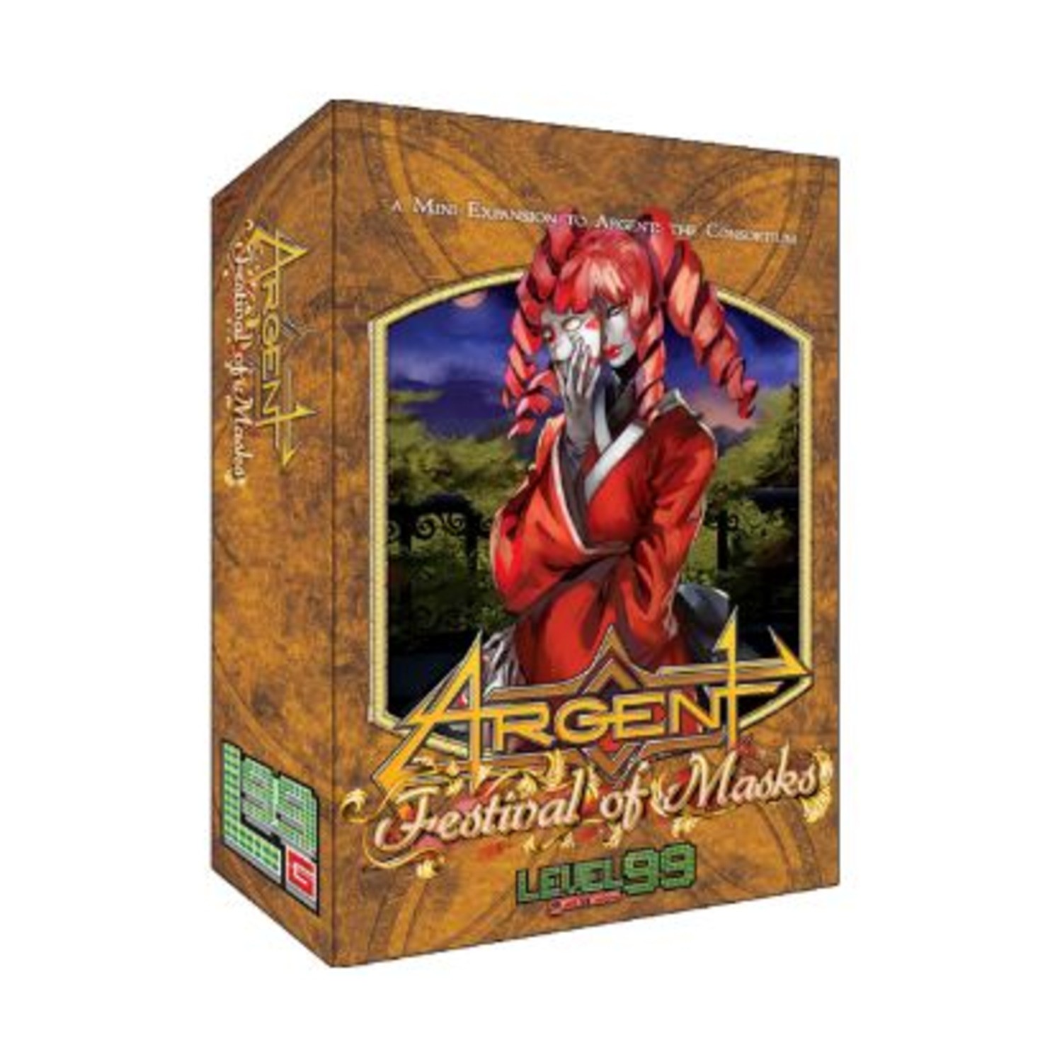 Level 99 Board Game Festival of Masks Expansion No Box NM