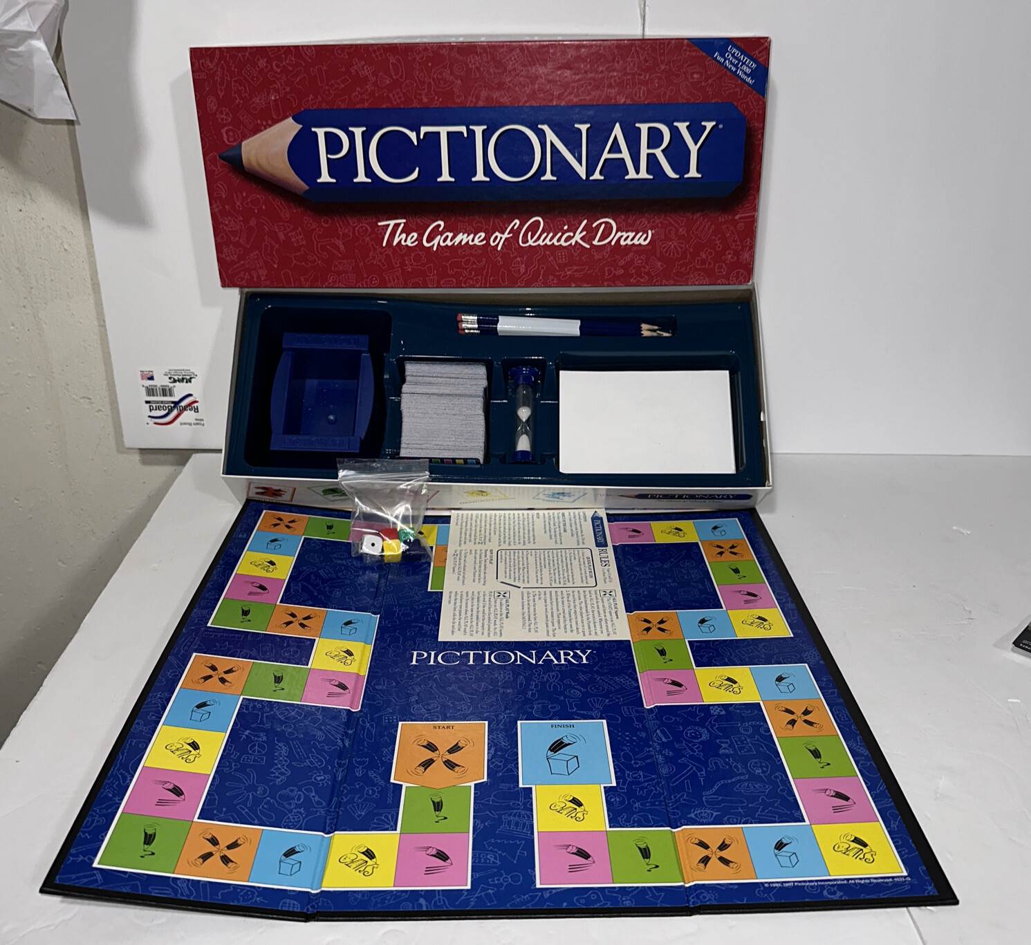 Pictionary the game of Quick Draw Get Together Games over 1,000 fun new words