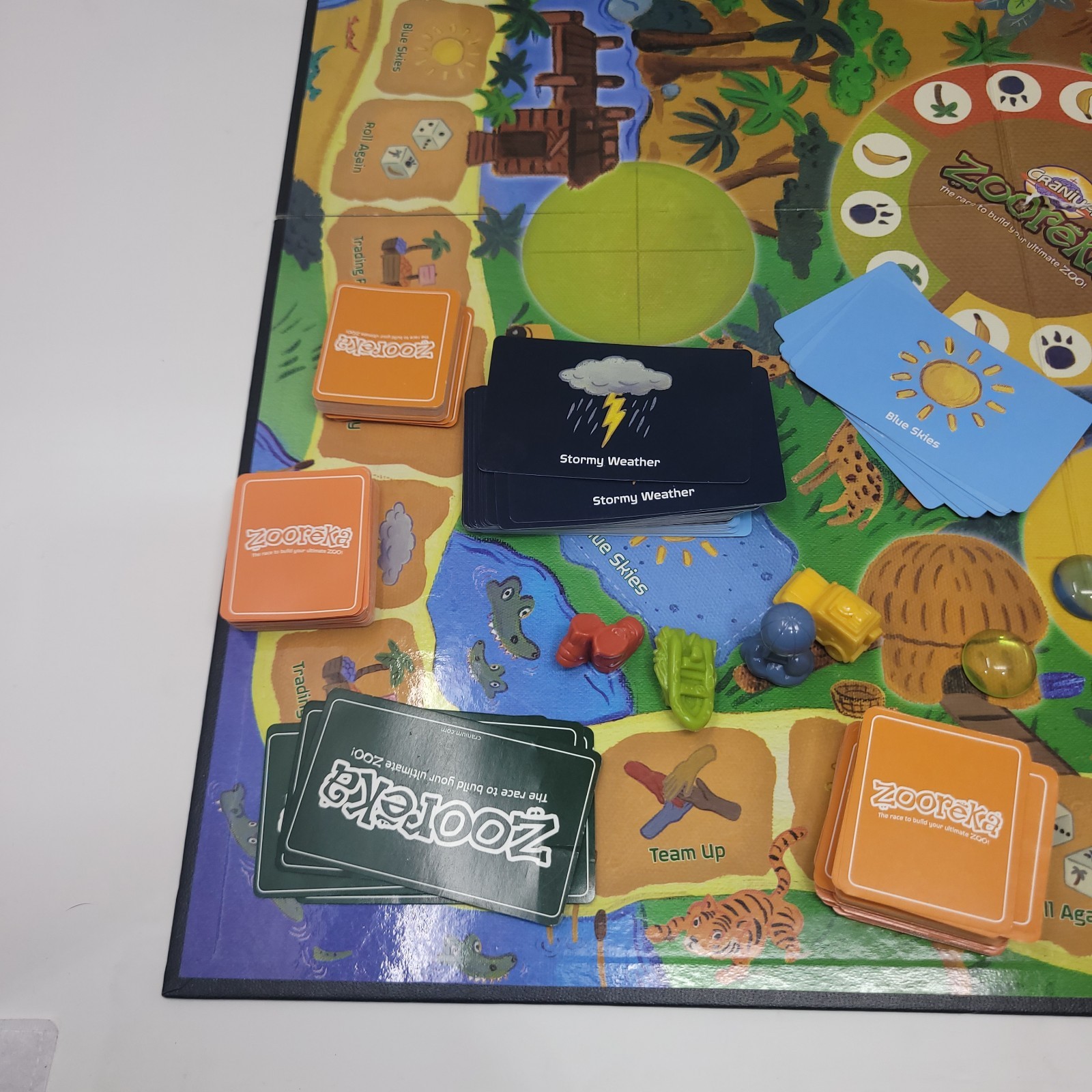 Zooreka Board Game COMPLETE Cranium 2006 Family Kids Animals Safari Zoo