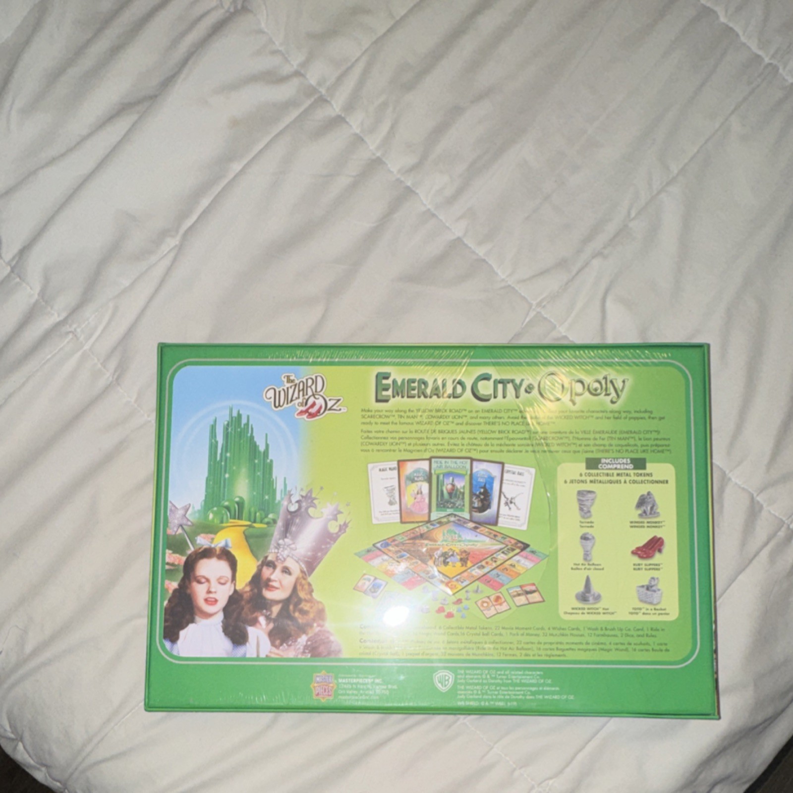 MasterPieces Emerald City Opoly Collector’s Edition Board Game 6 Metal Tokens