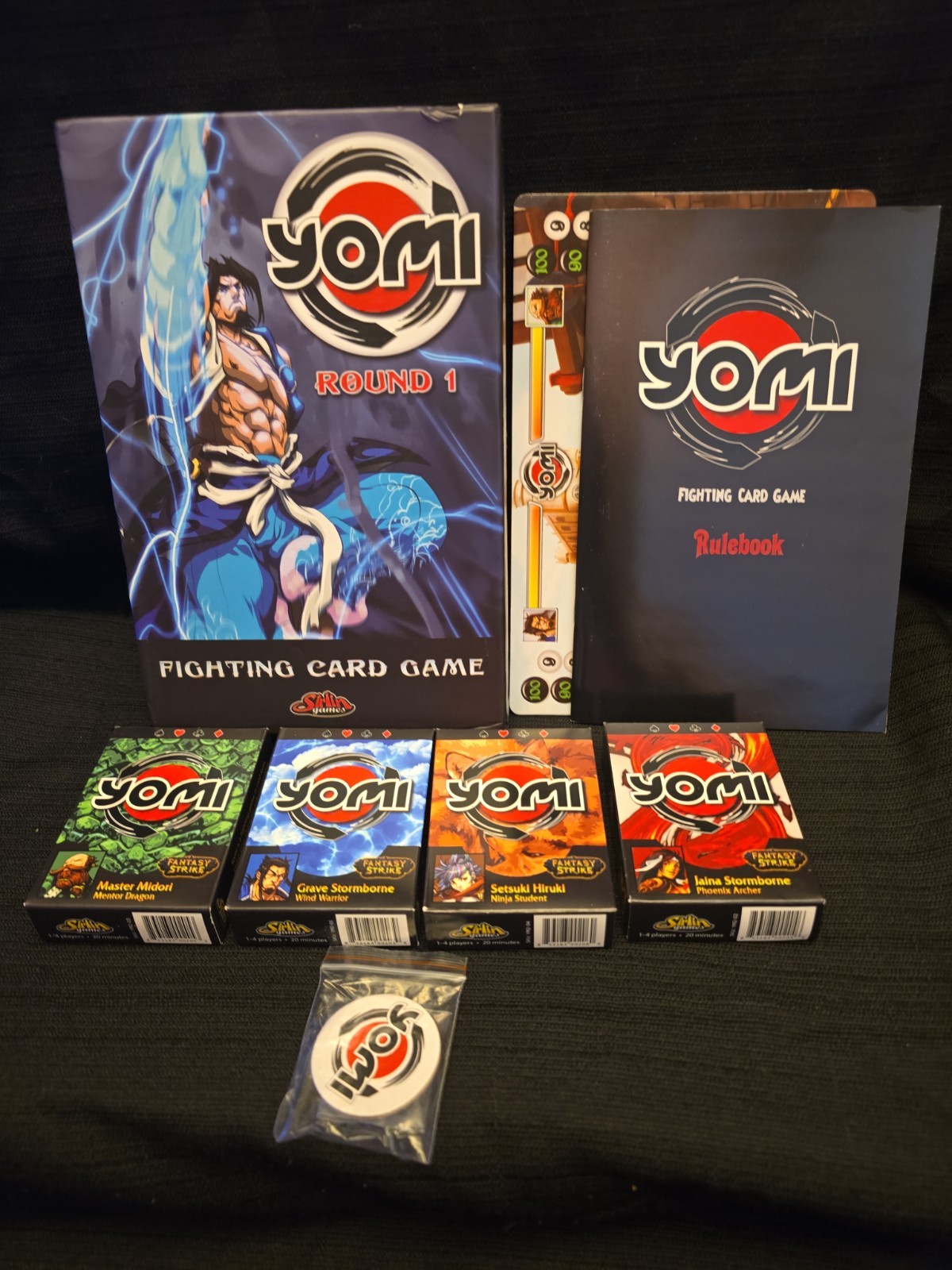 Yomi: Round 1 One – Fighting Card Game Sirlin Games Box set. Complete!