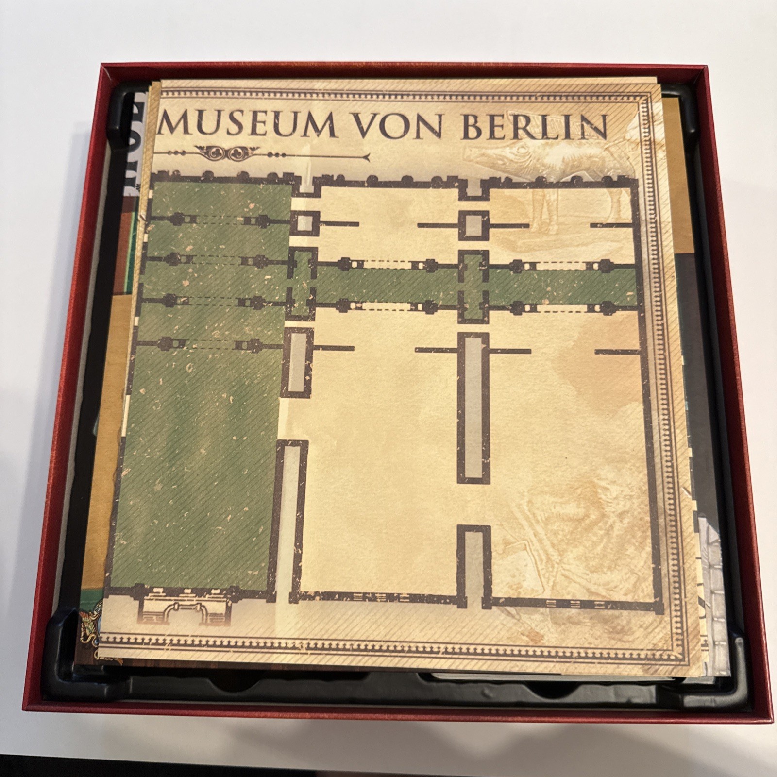 MUSEUM BOARD GAME english retail edition holy grail 100% Complete