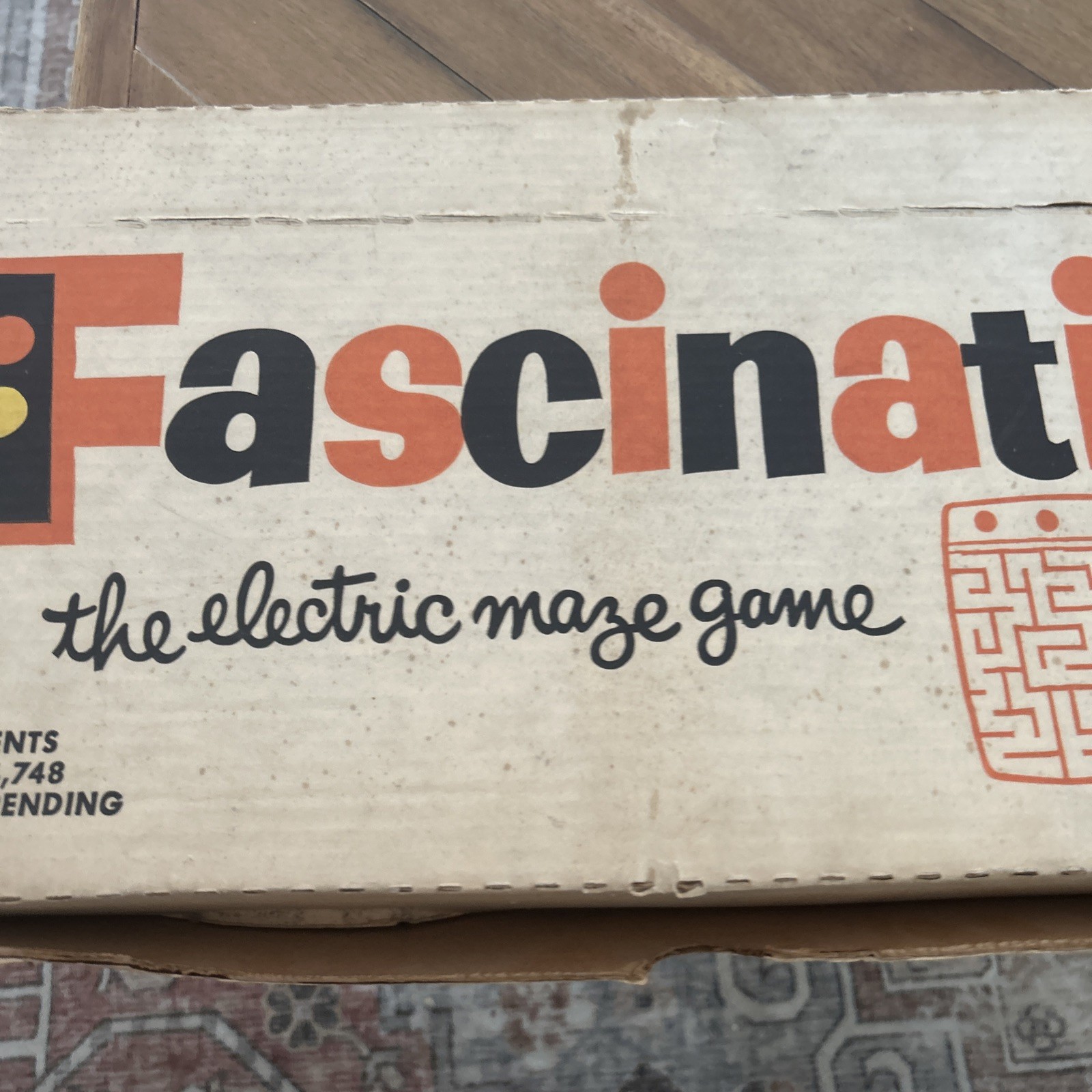 1961 Remco Fascination Electric Maze Game Orig Box UNTESTED
