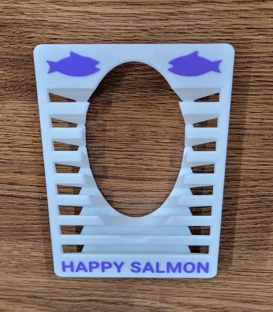 Happy Salmon – 3d printed box insert – ANY COLOR – Exploding Kittens- 3-8players