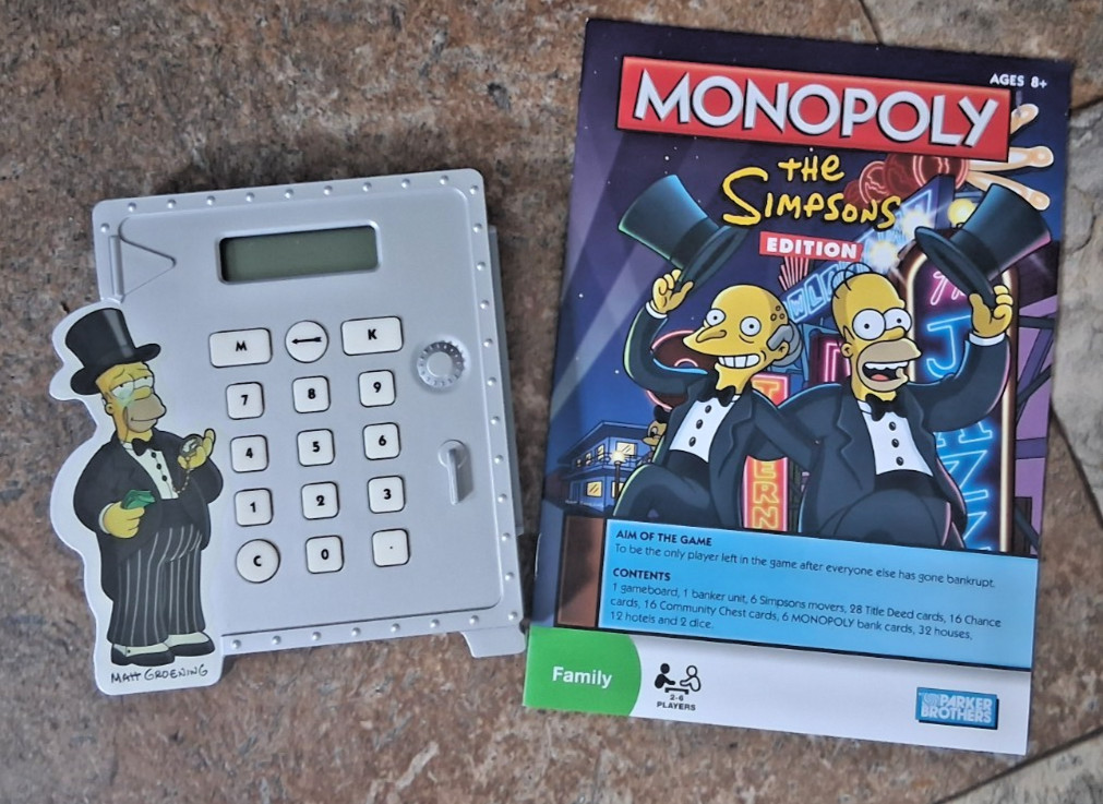 Monopoly: The Simpsons Electronic Edition Board Game