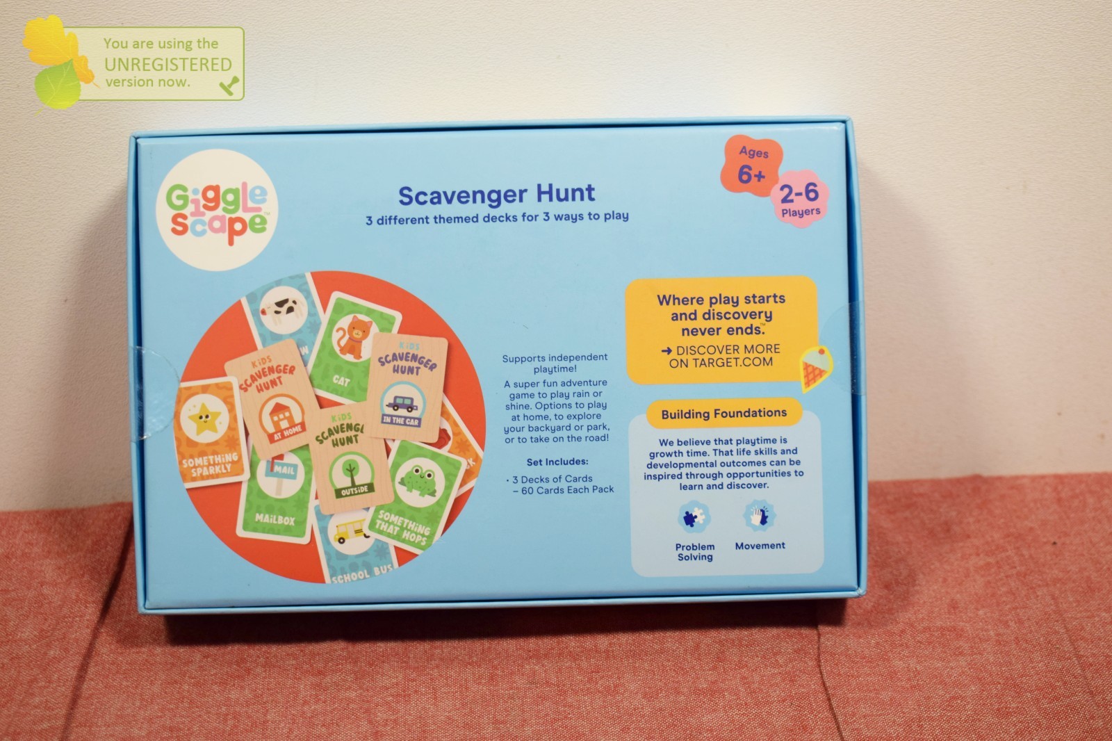Gigglescape Scavenger Hunt Game