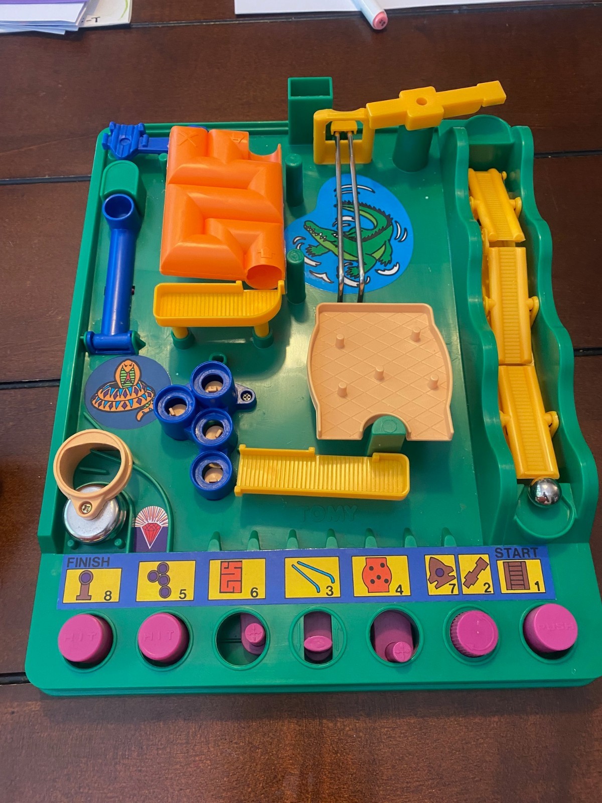 Snafu Tomy Screwball Scramble Run Yourself Ragged Marble Maze Vintage Incomplete