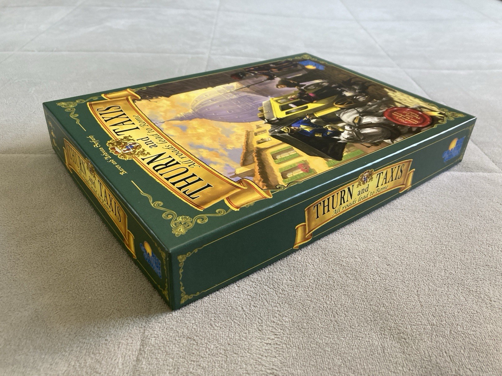 Thurn and Taxis – All Roads Lead to Rome Board Game Expansion – EUC – Complete