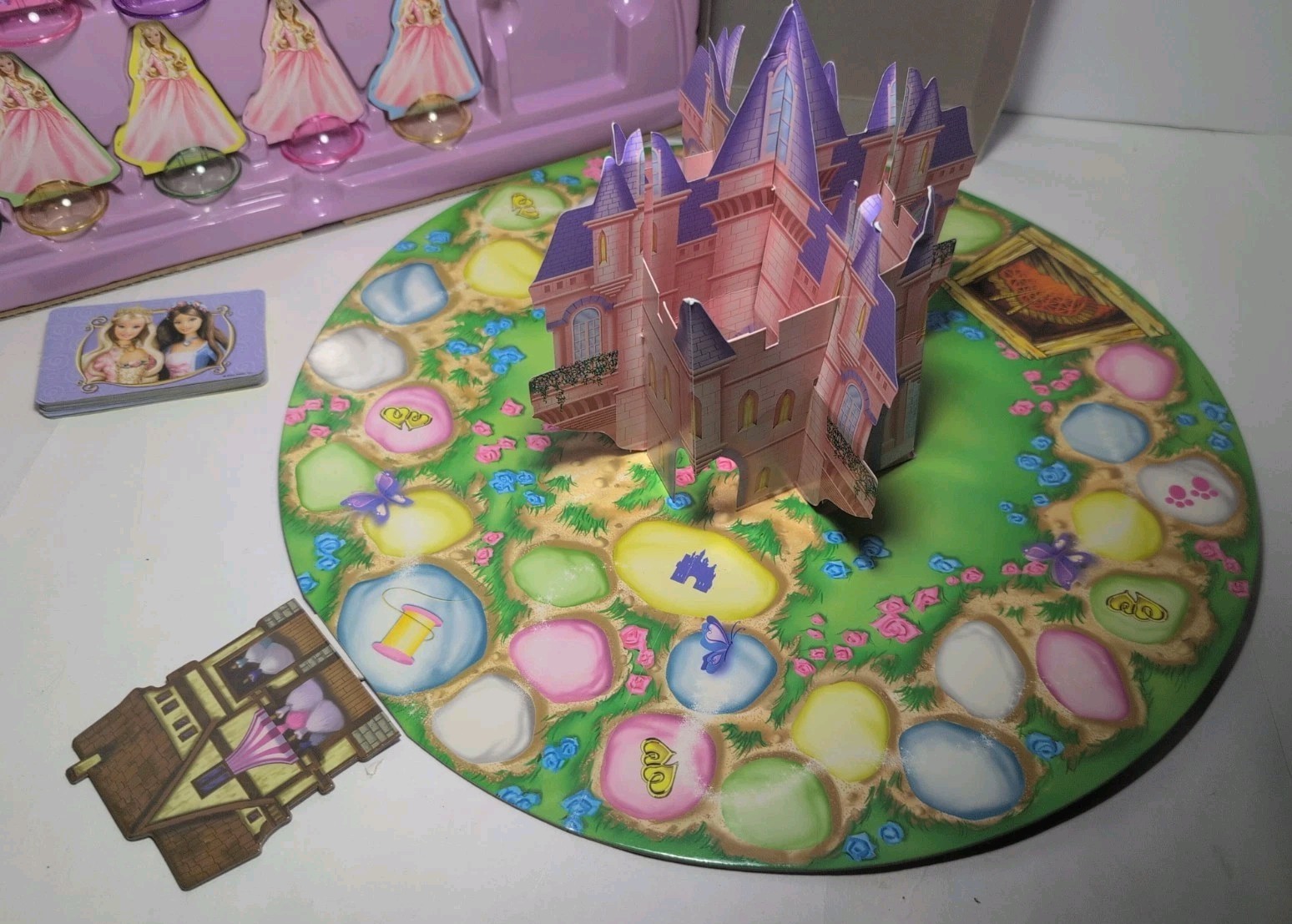 Mattel Barbie 2004 the Princess and the Pauper Board Game See Description