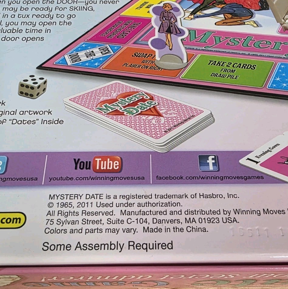 Mystery Date Game 1965 (Hasbro, 2011 Version) – Complete