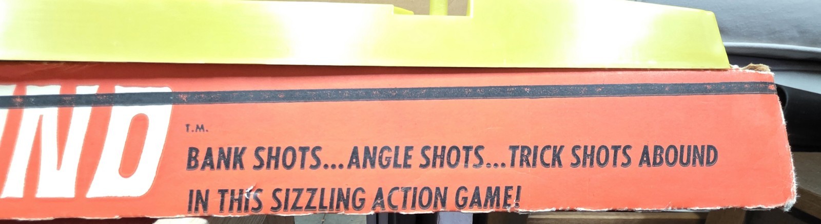 Vintage 1970 Ideal Rebound Two-Cushion Skill & Action Game No 2035-4