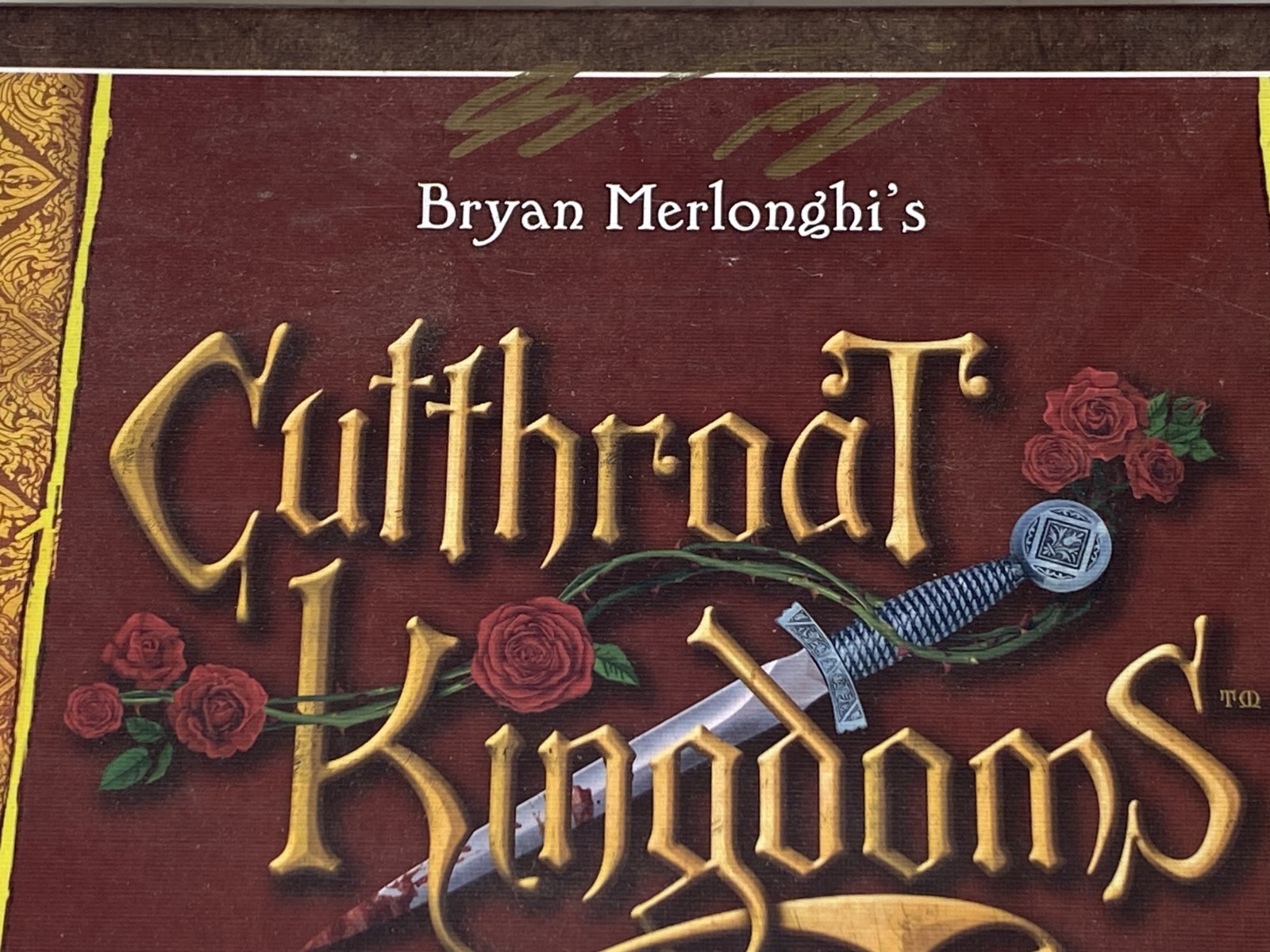 BRAND NEW DESIGNER SIGNED Cutthroat Kingdoms by AEG Medieval Board and Card Game
