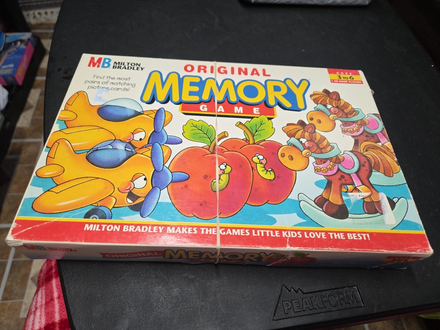 Vintage Original Memory Matching Game 1996 Milton Bradley Complete Ages 3-6