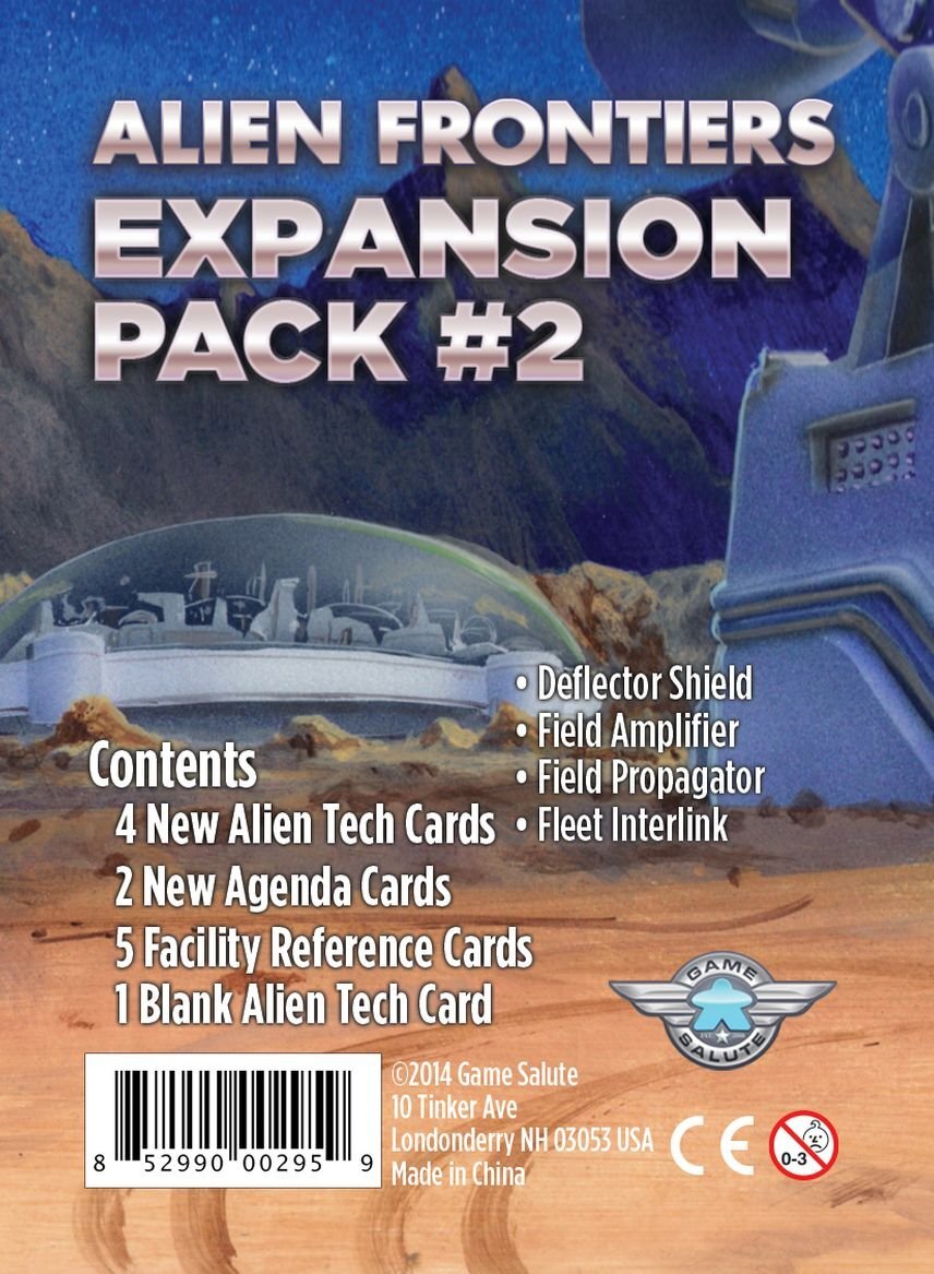 Alien Frontiers: Expansion Pack #2 BRAND NEW SEALED