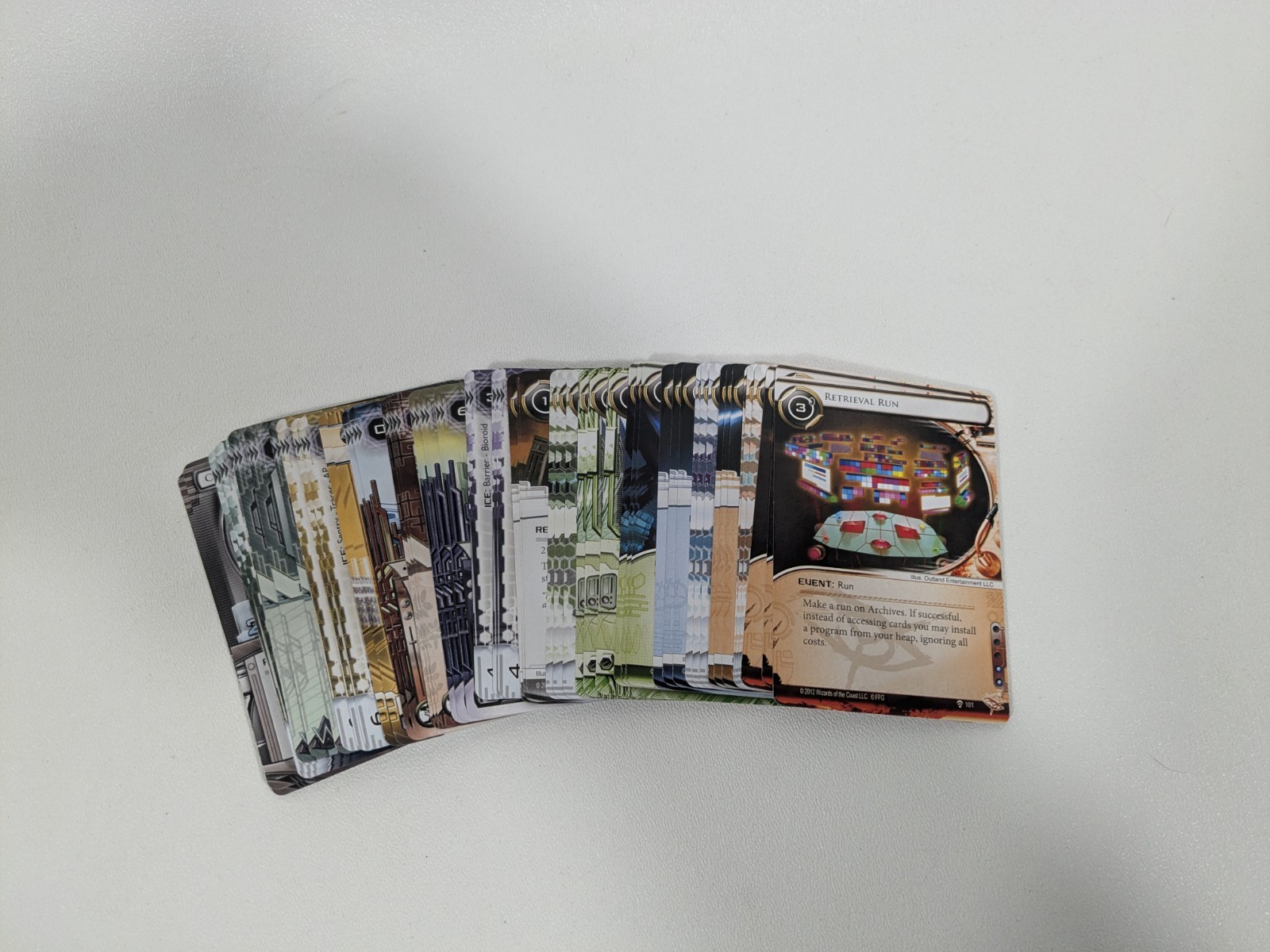 Missing Cards! Android Netrunner LCG Future Proof Data Pack Card Incomplete! B