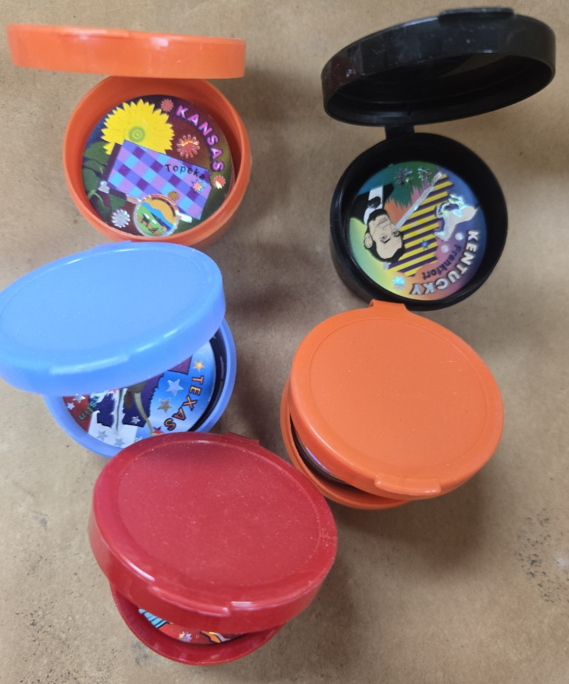 Vintage POG Milk Caps Slammerz Lot 20 Sealed Packs Made in USA 1 Slammer 4 Caps